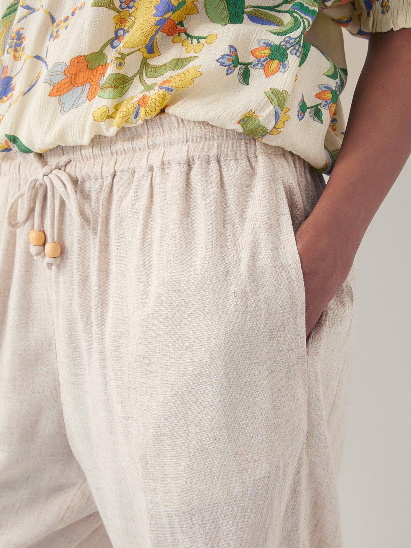 Image 5 of 5 of Monsoon Judy Trousers - Natural