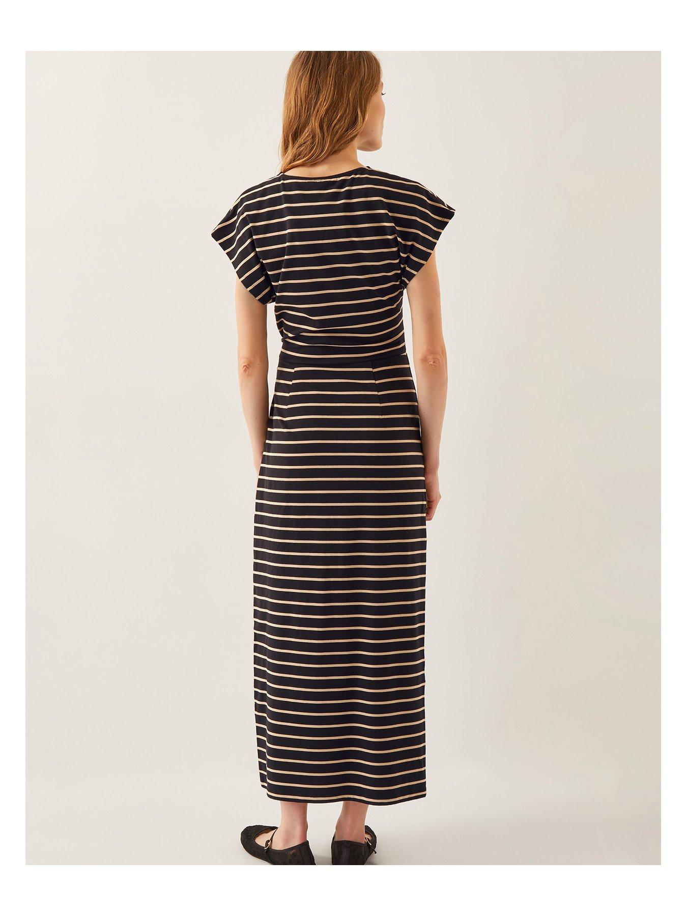 monsoon-sanya-stripe-jersey-dress-blackstillFront
