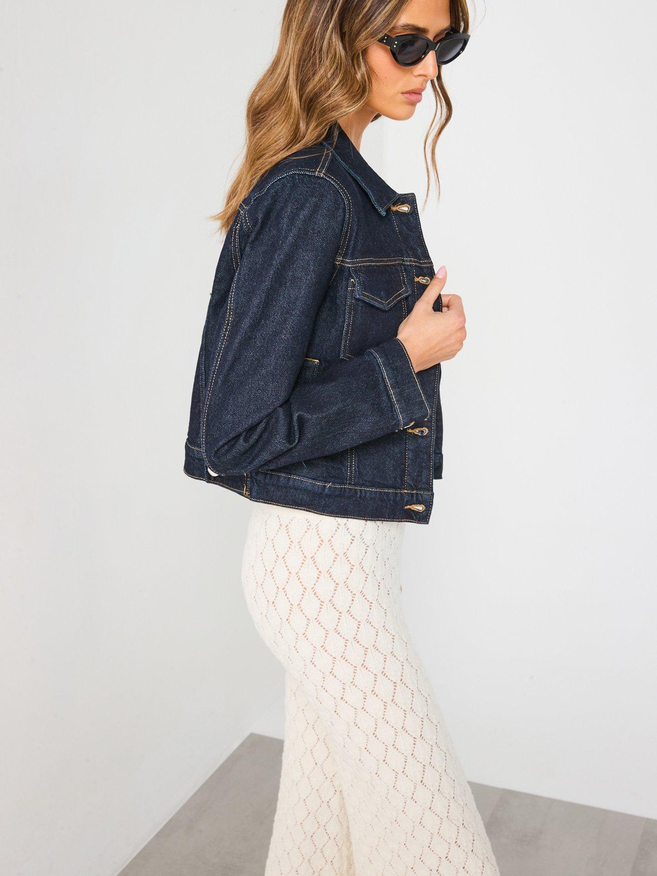 Image 5 of 6 of Mango Denim Jacket Pockets - Blue