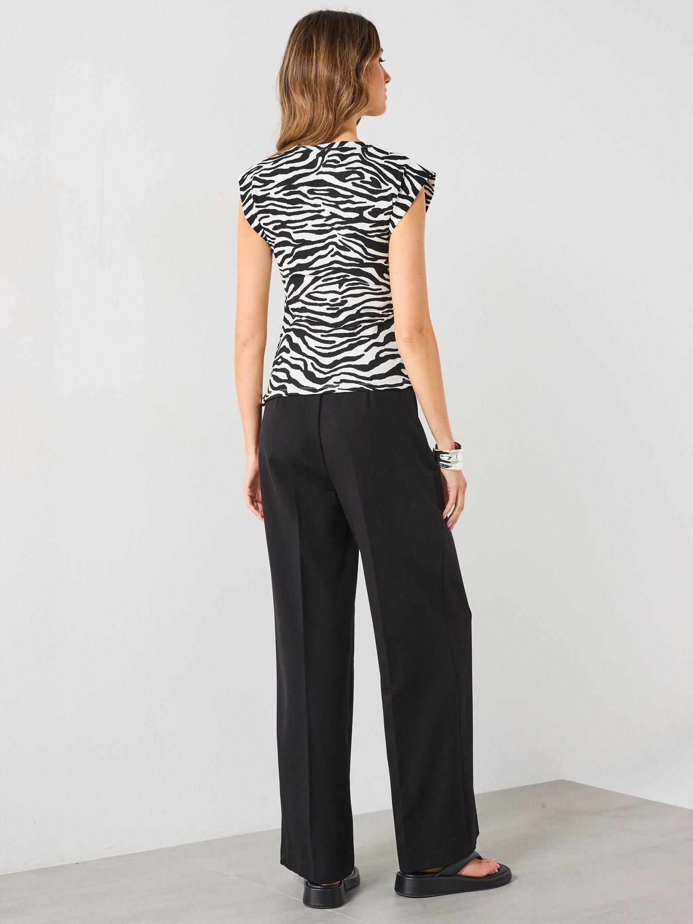 mango-draped-sleeveless-t-shirt-blackstillFront