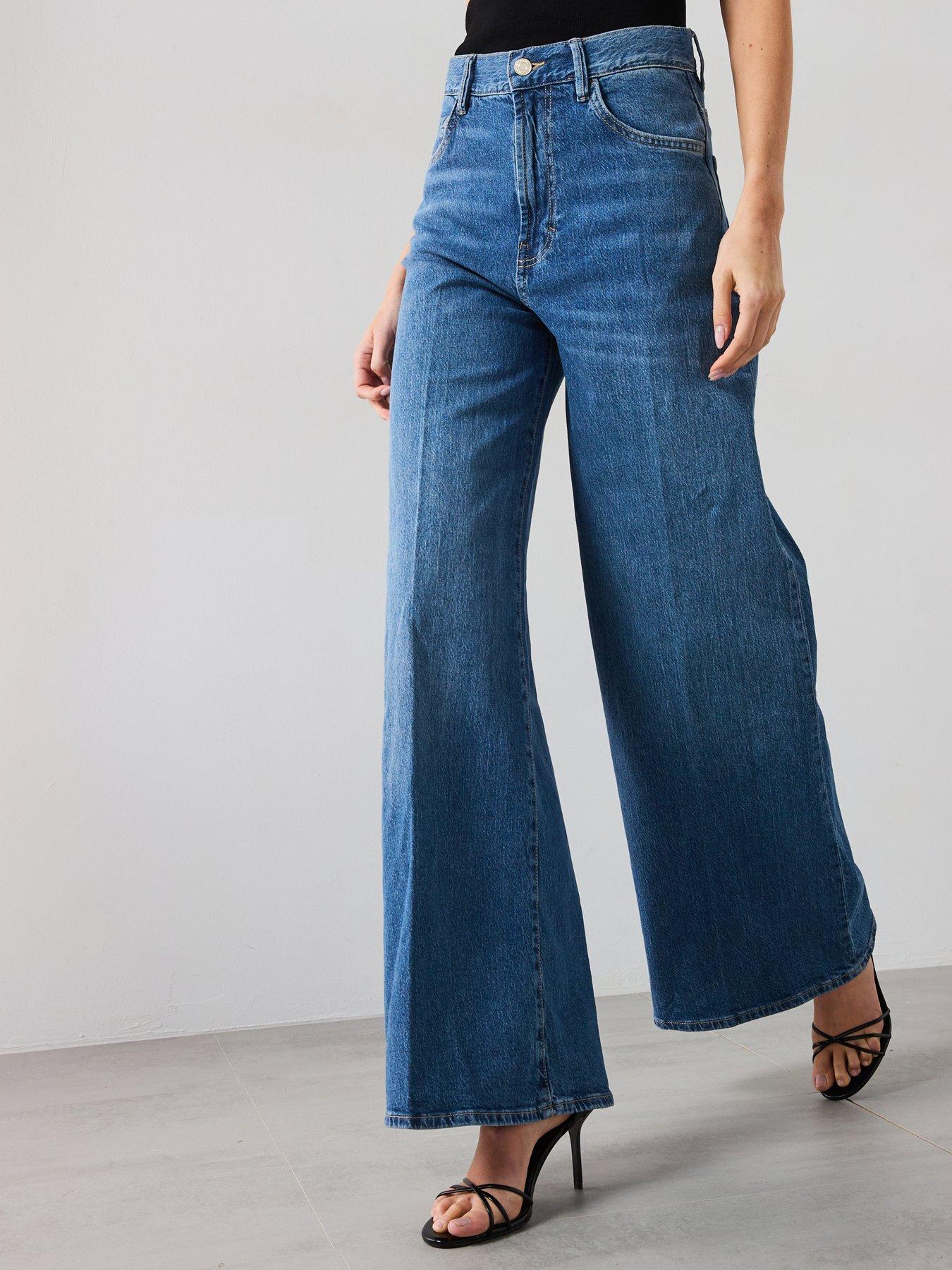 Image 1 of 5 of Mango High-rise Wideleg Jeans