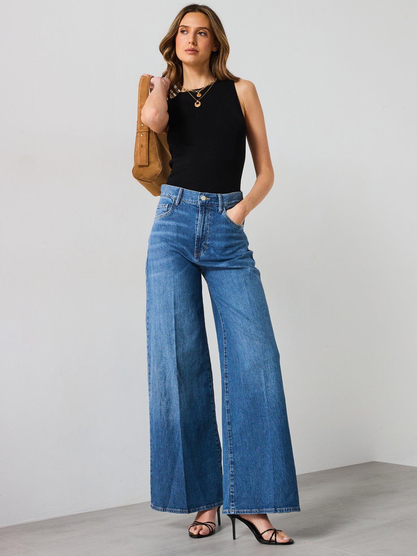 Image 3 of 5 of Mango High-rise Wideleg Jeans