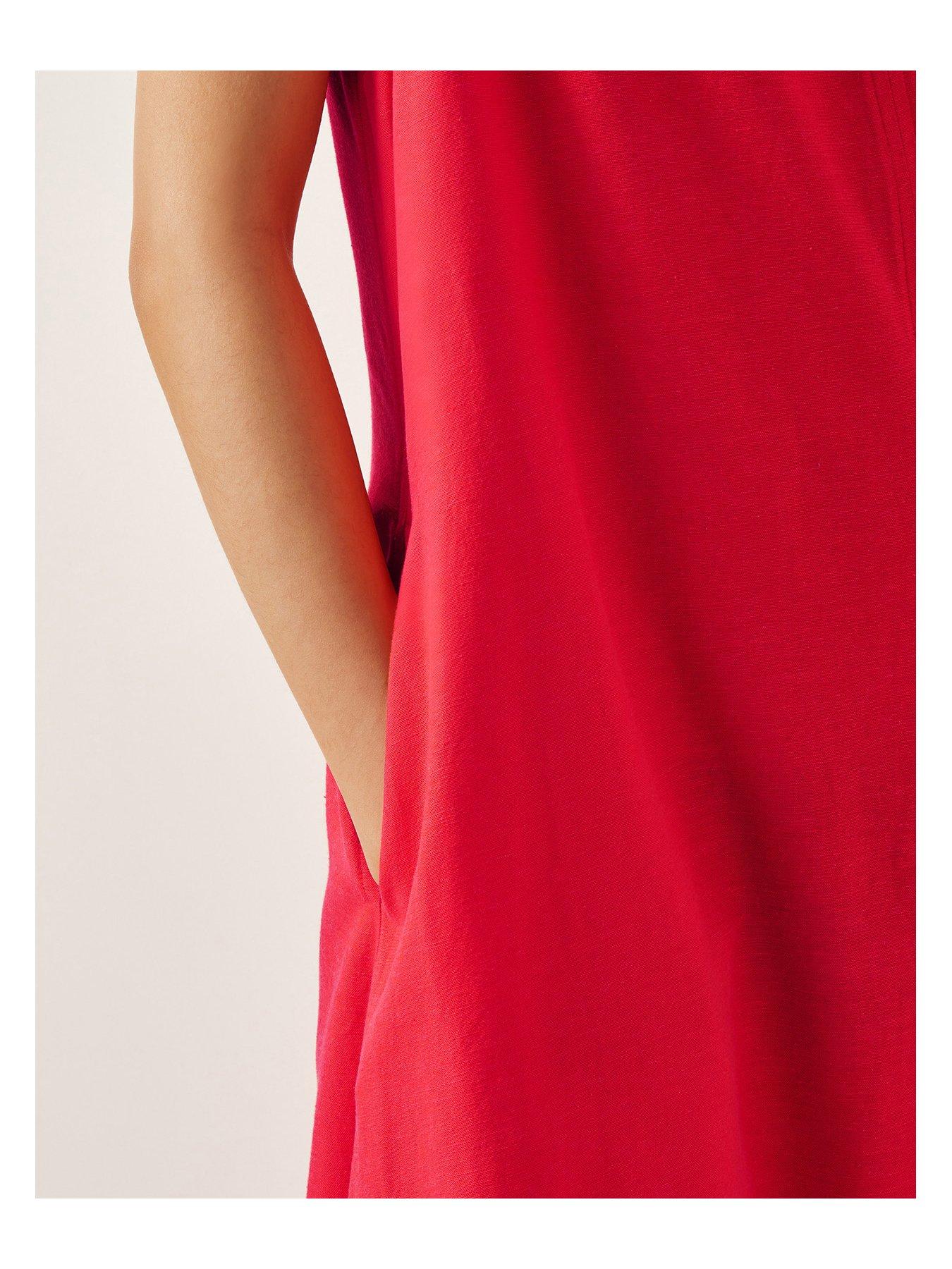 monsoon-britt-a-line-dress-coraldetail