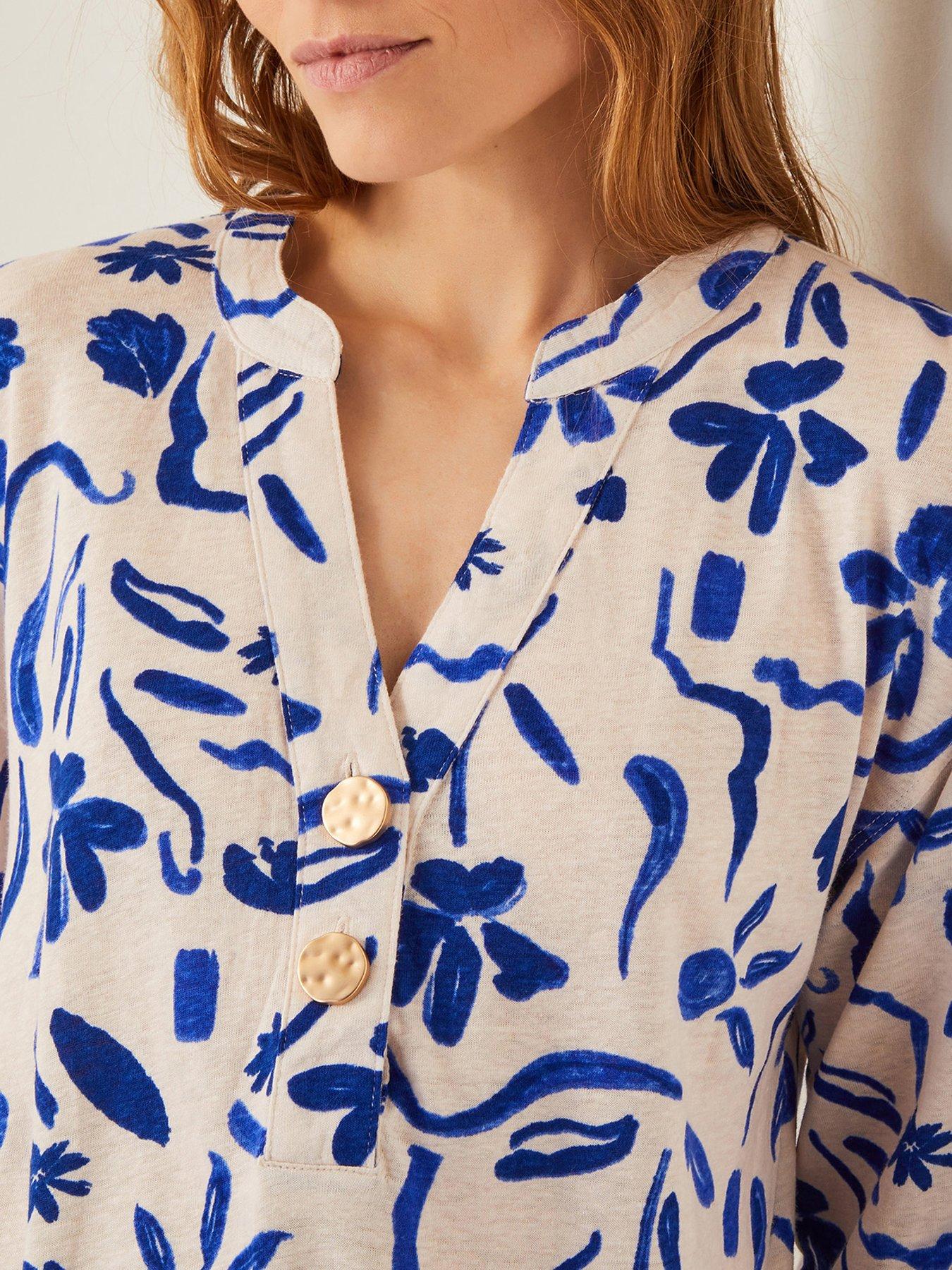 monsoon-ulla-print-linen-blend-top-ivorydetail