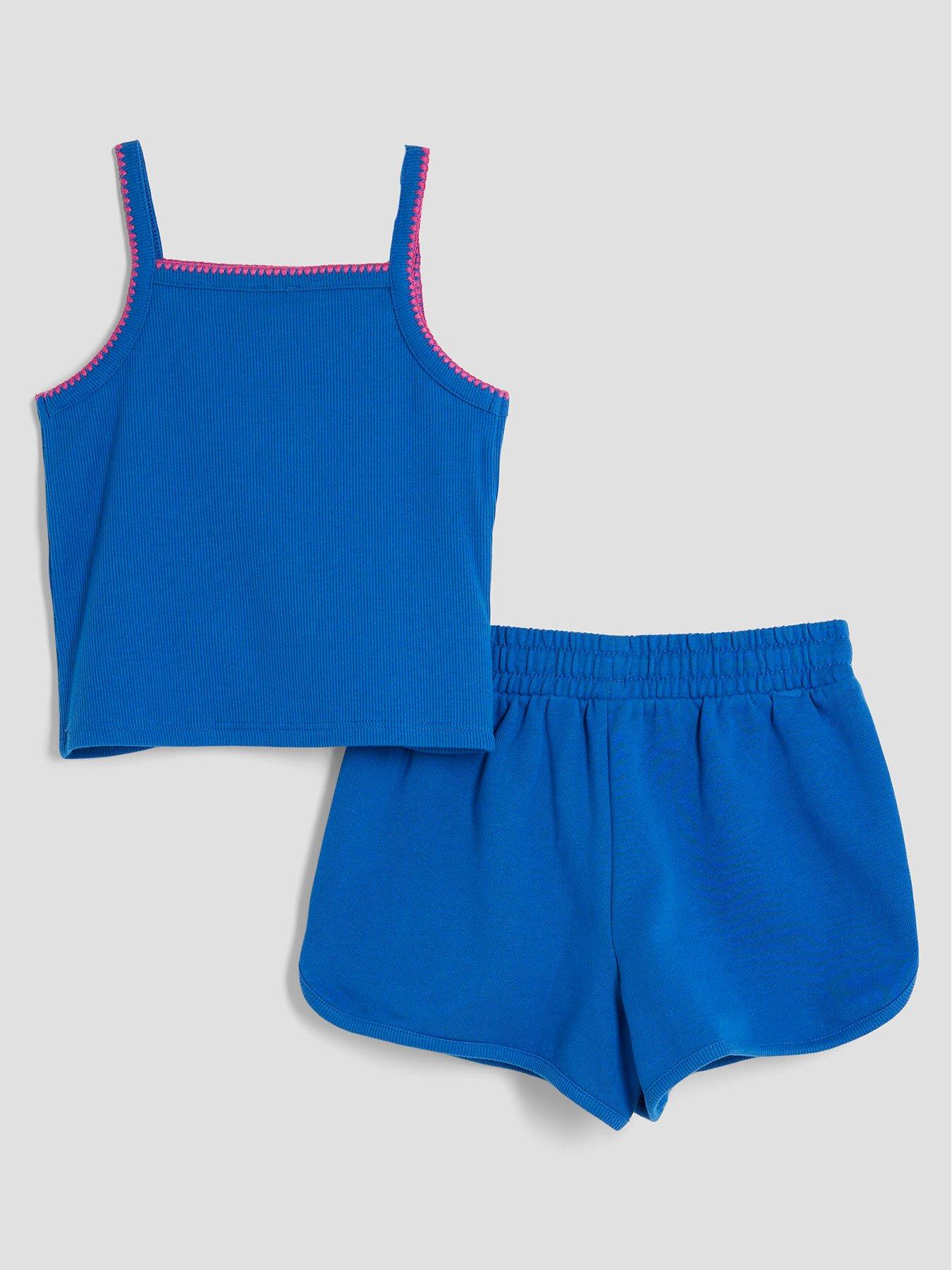river-island-older-girls-sequin-palm-tree-runner-set-blueback