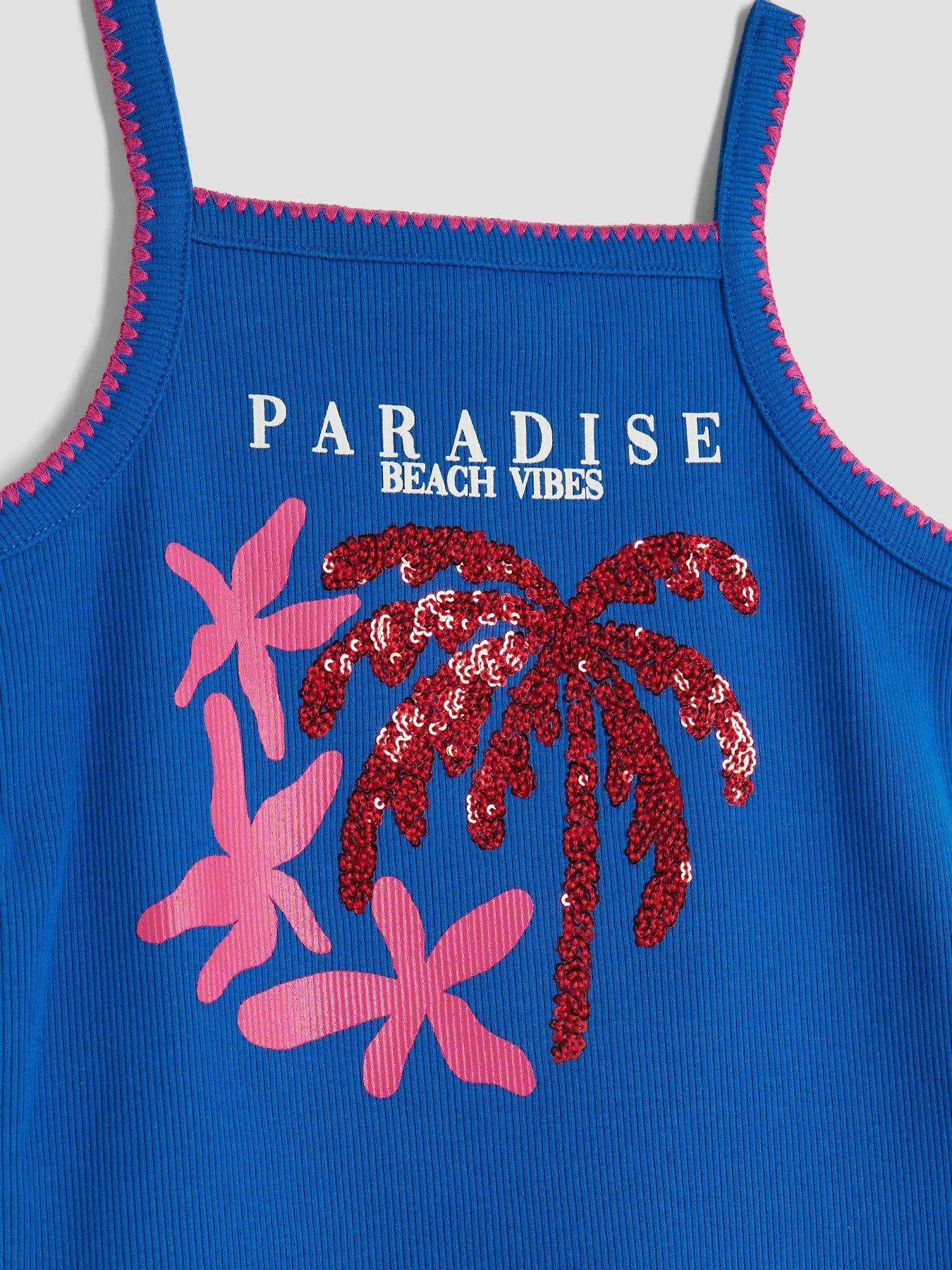 river-island-older-girls-sequin-palm-tree-runner-set-blueoutfit