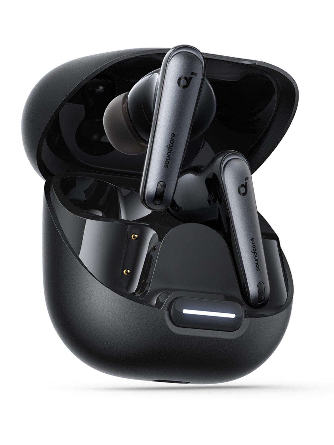 Image 1 of 8 of Soundcore Liberty 4 Wireless Noise Cancelling Earbuds, White