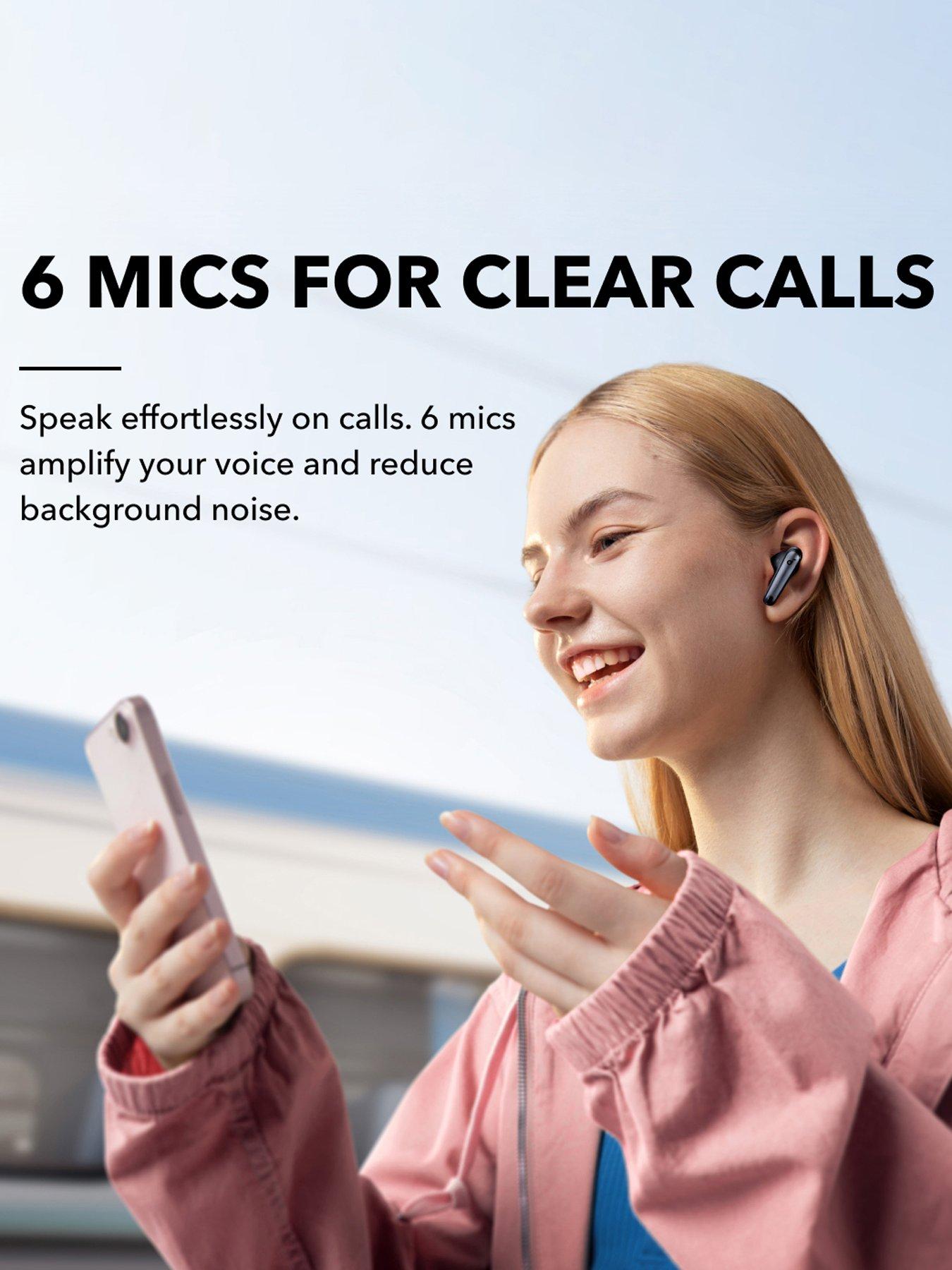 Image 7 of 8 of Soundcore Liberty 4 Wireless Noise Cancelling Earbuds, White