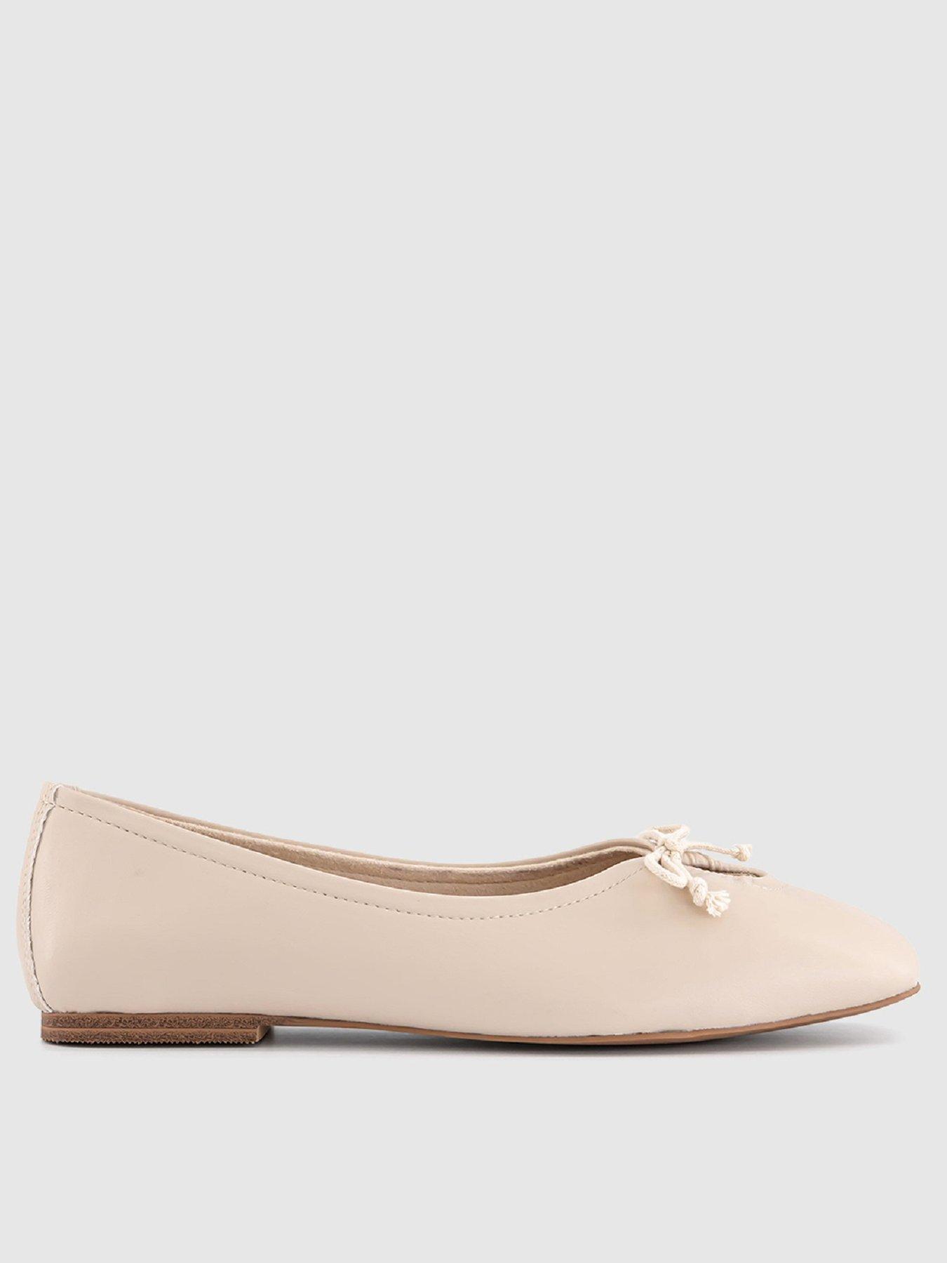 OFFICE Keyhole Ballerina - Off White