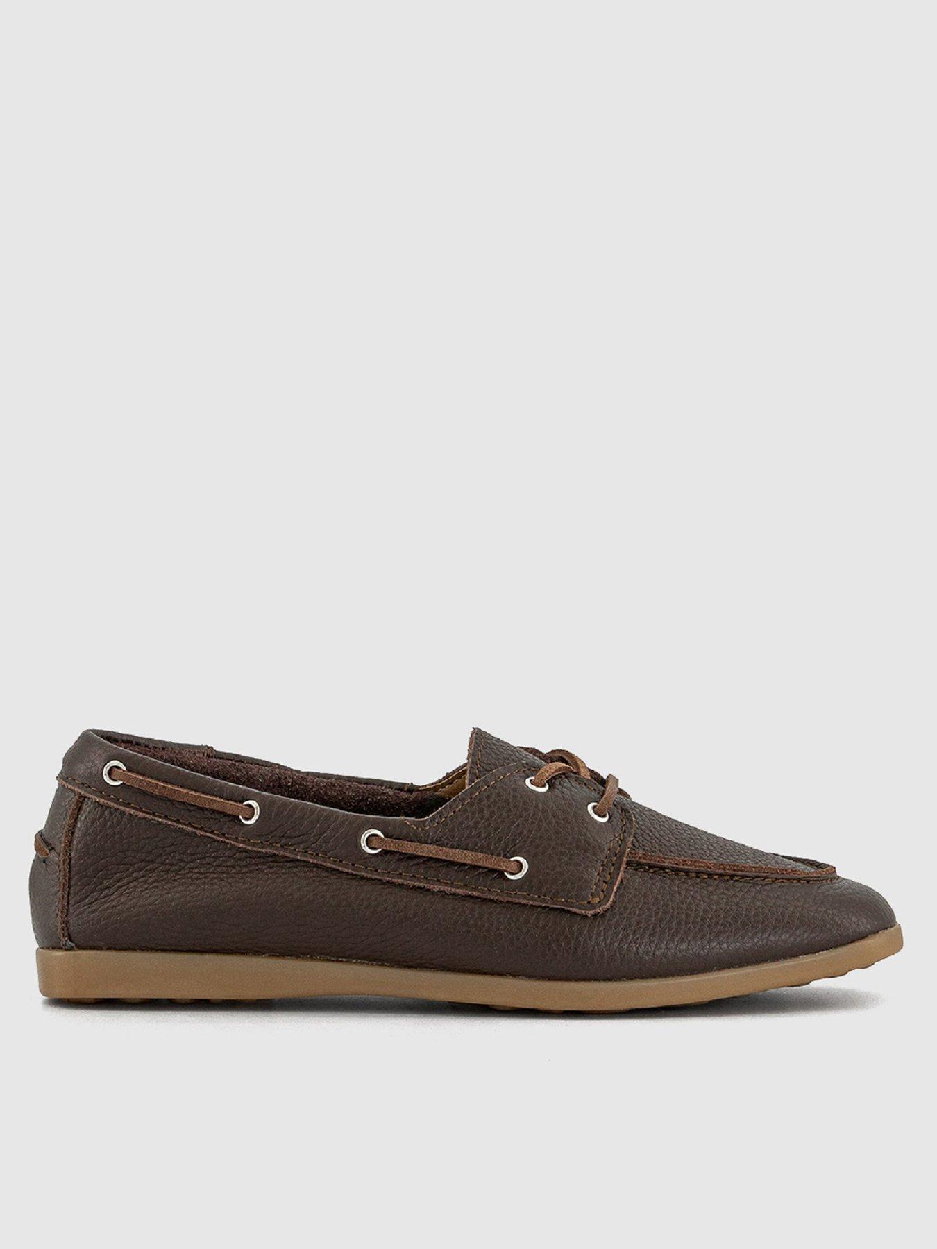 office-boat-shoe-brown