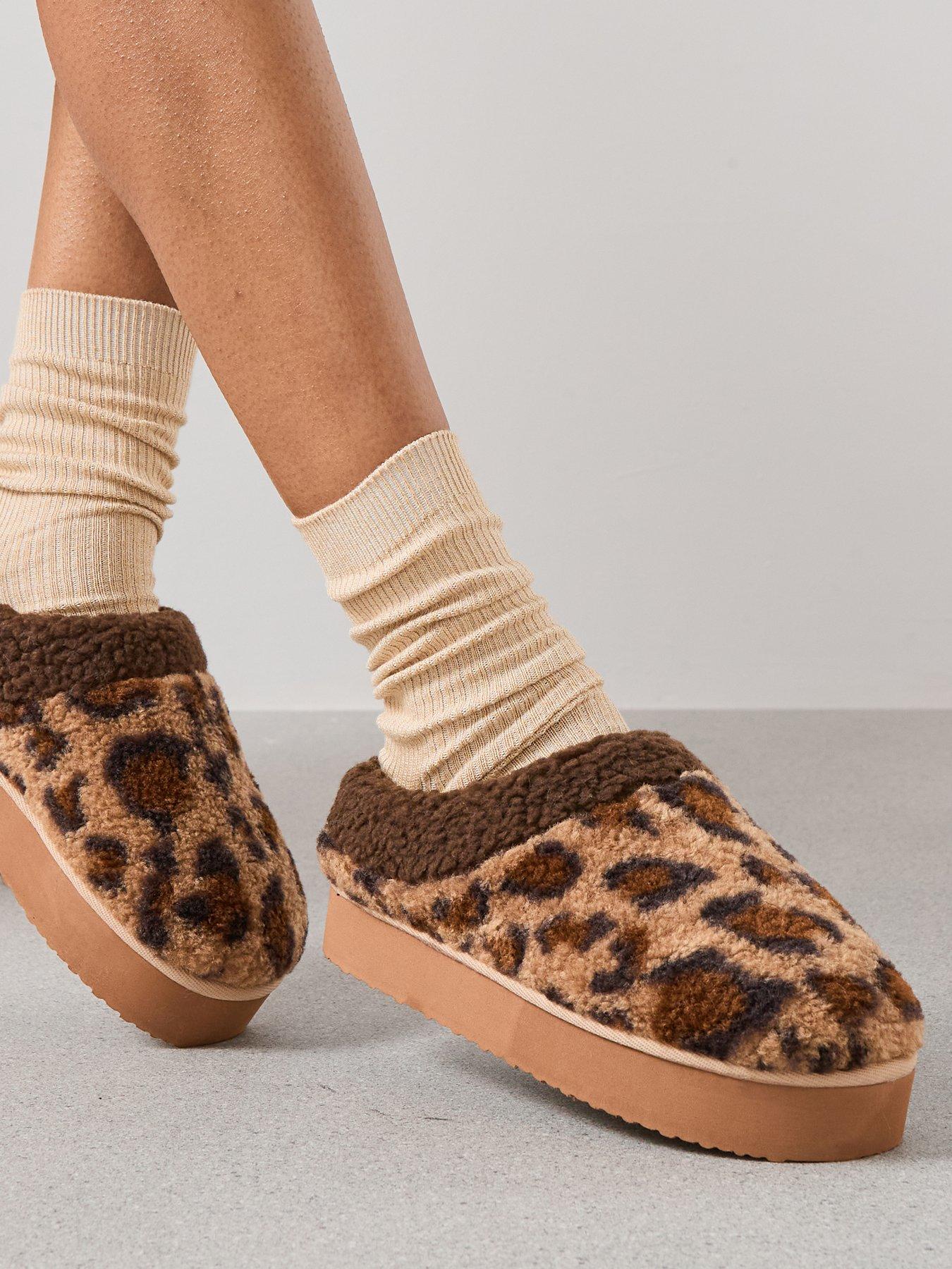 v-by-very-flatform-slippers-brown
