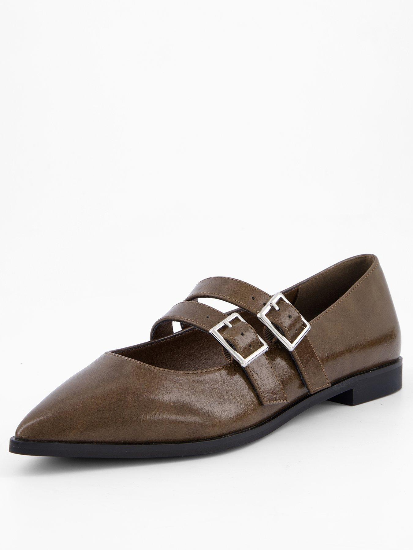 v-by-very-pointed-double-strap-ballet-pump-oliveback