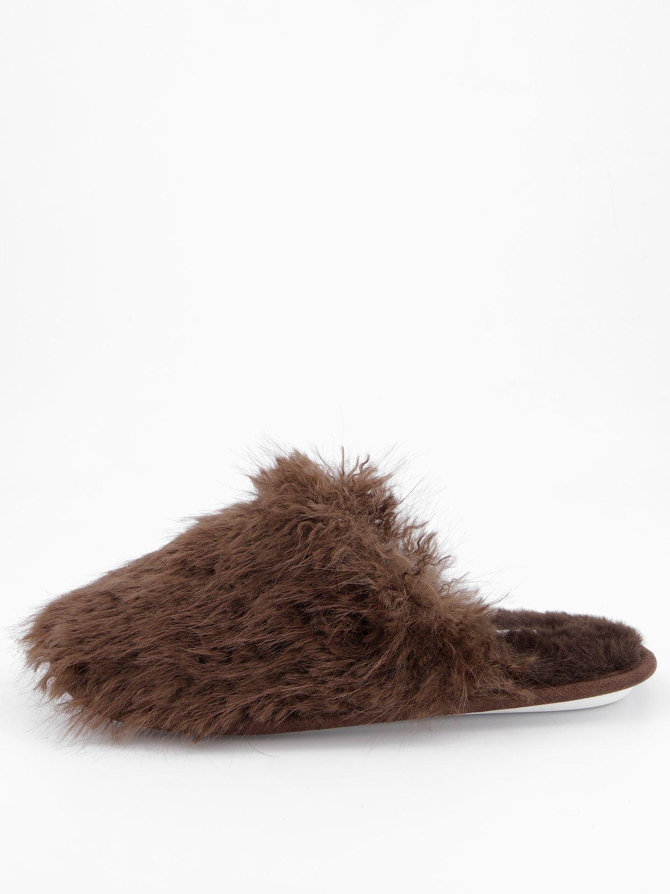 v-by-very-divfaux-fur-mule-slippers-browndivstillFront