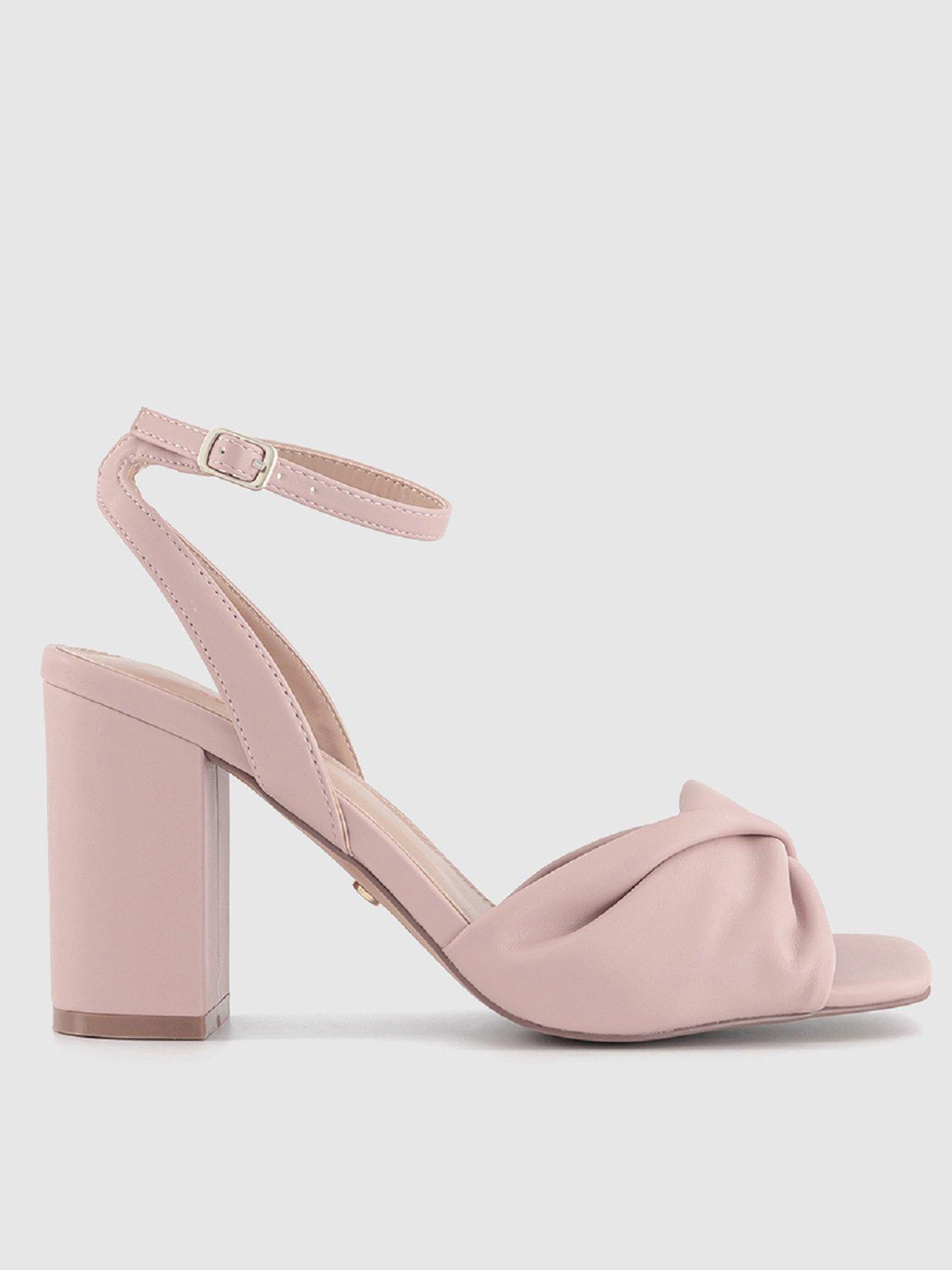 Image 2 of 6 of OFFICE Hallow Block Heels - Pink