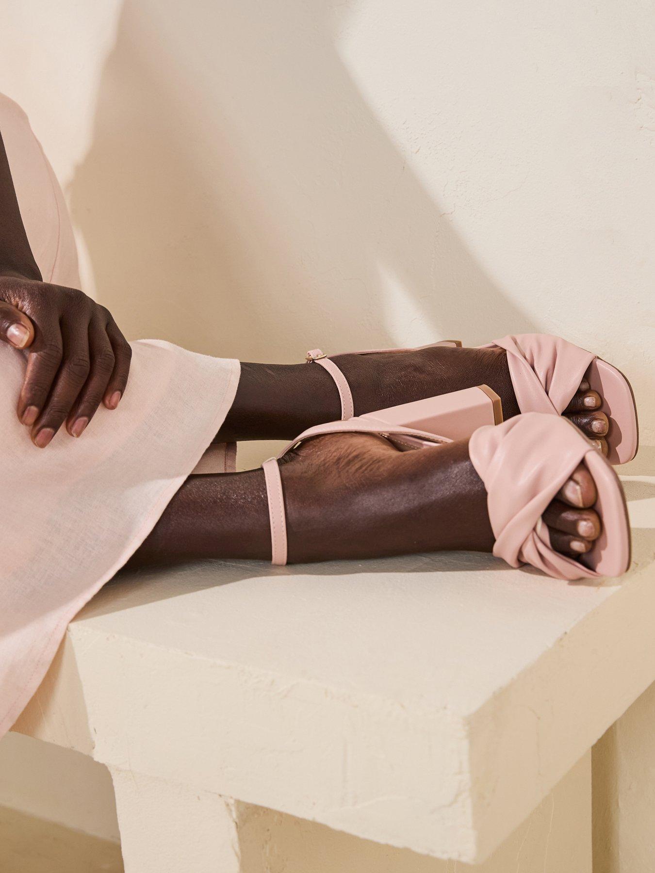 Image 6 of 6 of OFFICE Hallow Block Heels - Pink
