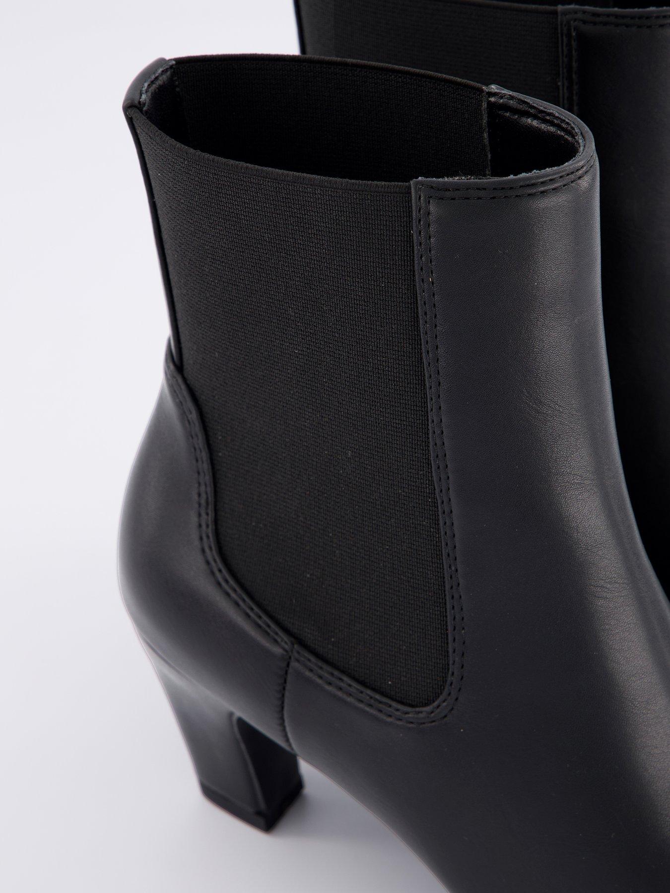 Image 6 of 7 of The Very Collection Elastic Back Heeled Boot