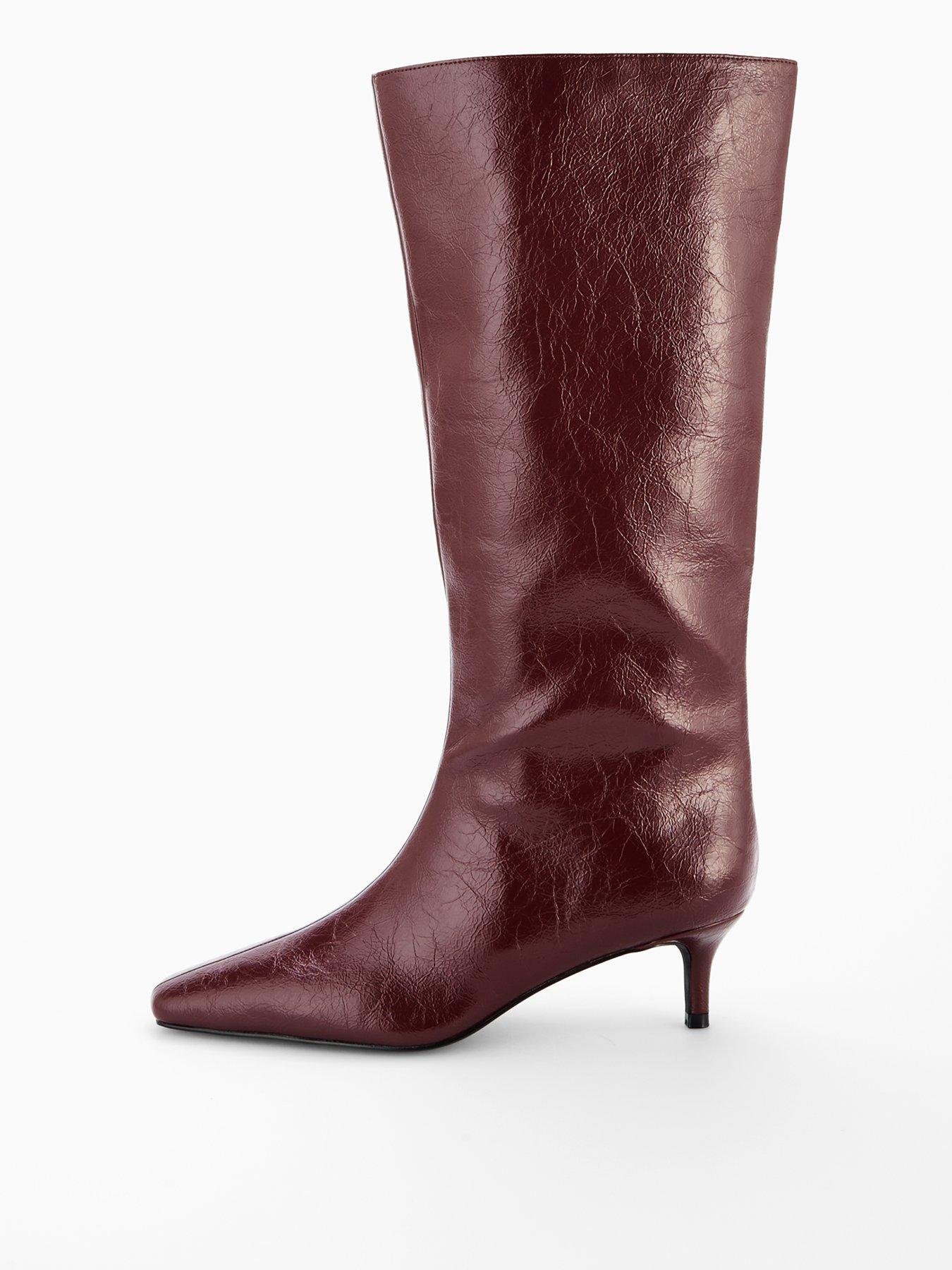 v-by-very-pull-on-knee-high-boot-ndash-burgundystillFront
