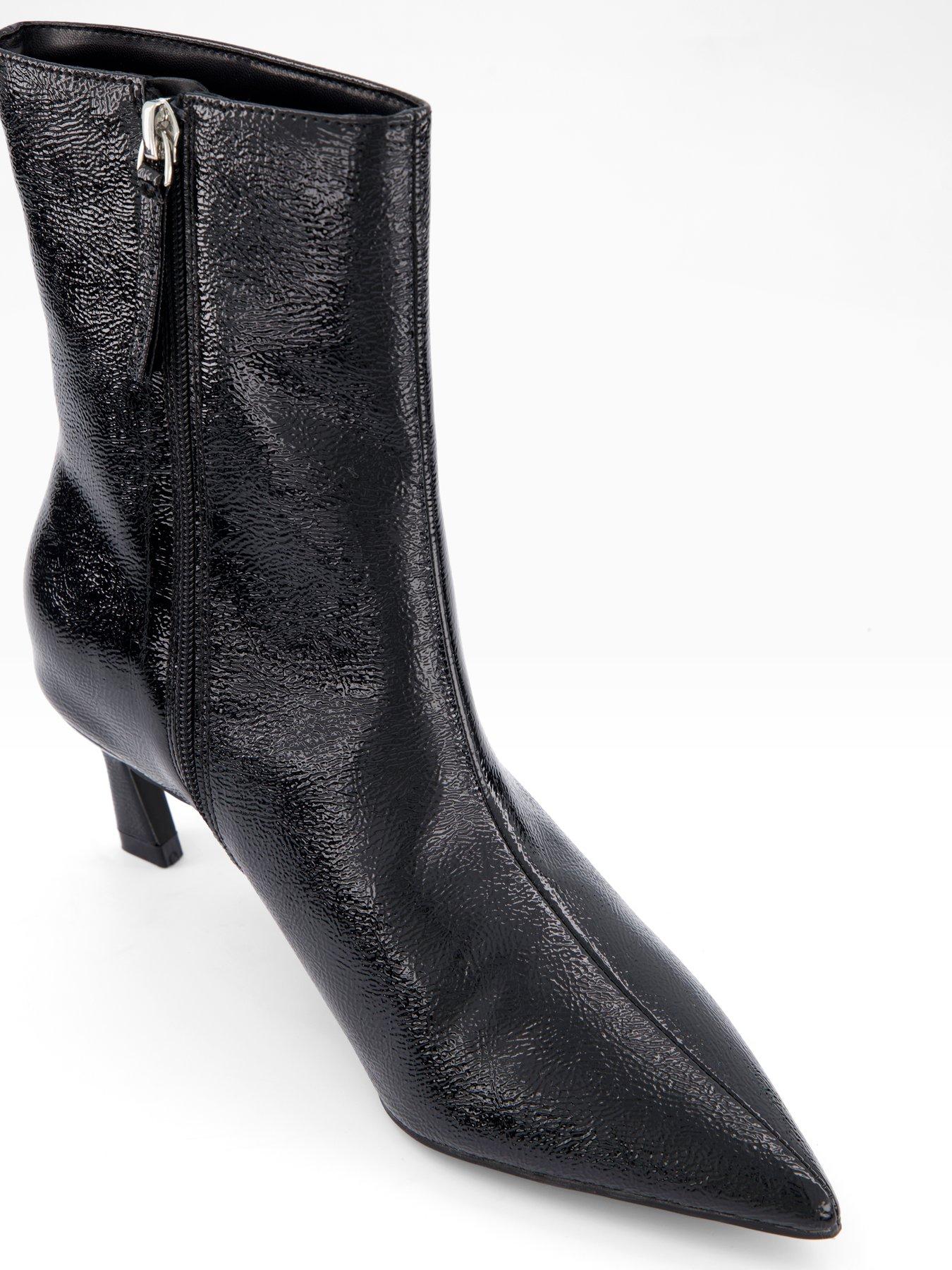 Image 6 of 7 of The Very Collection Pointed Toe Ankle Boot - Black