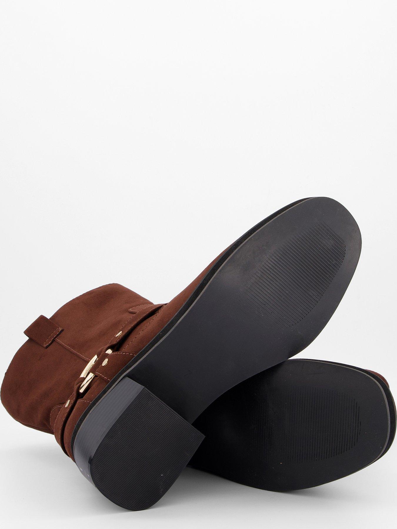 Image 5 of 7 of The Very Collection Biker Calf Boot - Brown