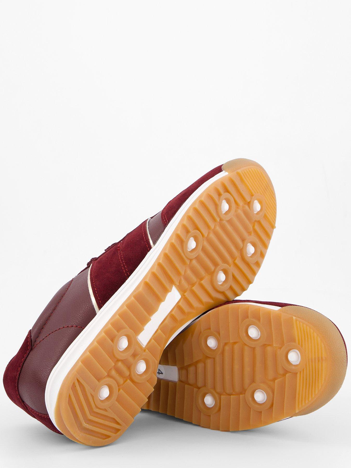 Image 5 of 7 of The Very Collection Burgundy&nbsp;Trainers