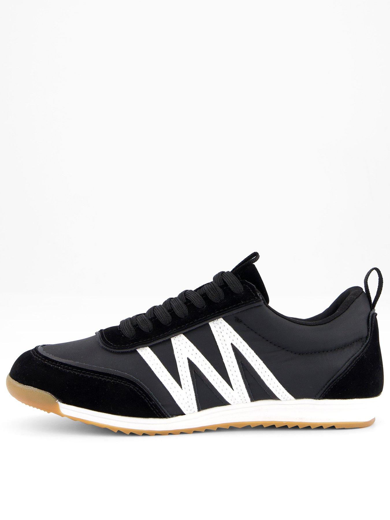 Image 2 of 7 of The Very Collection Side Stripe&nbsp;Trainer - Black