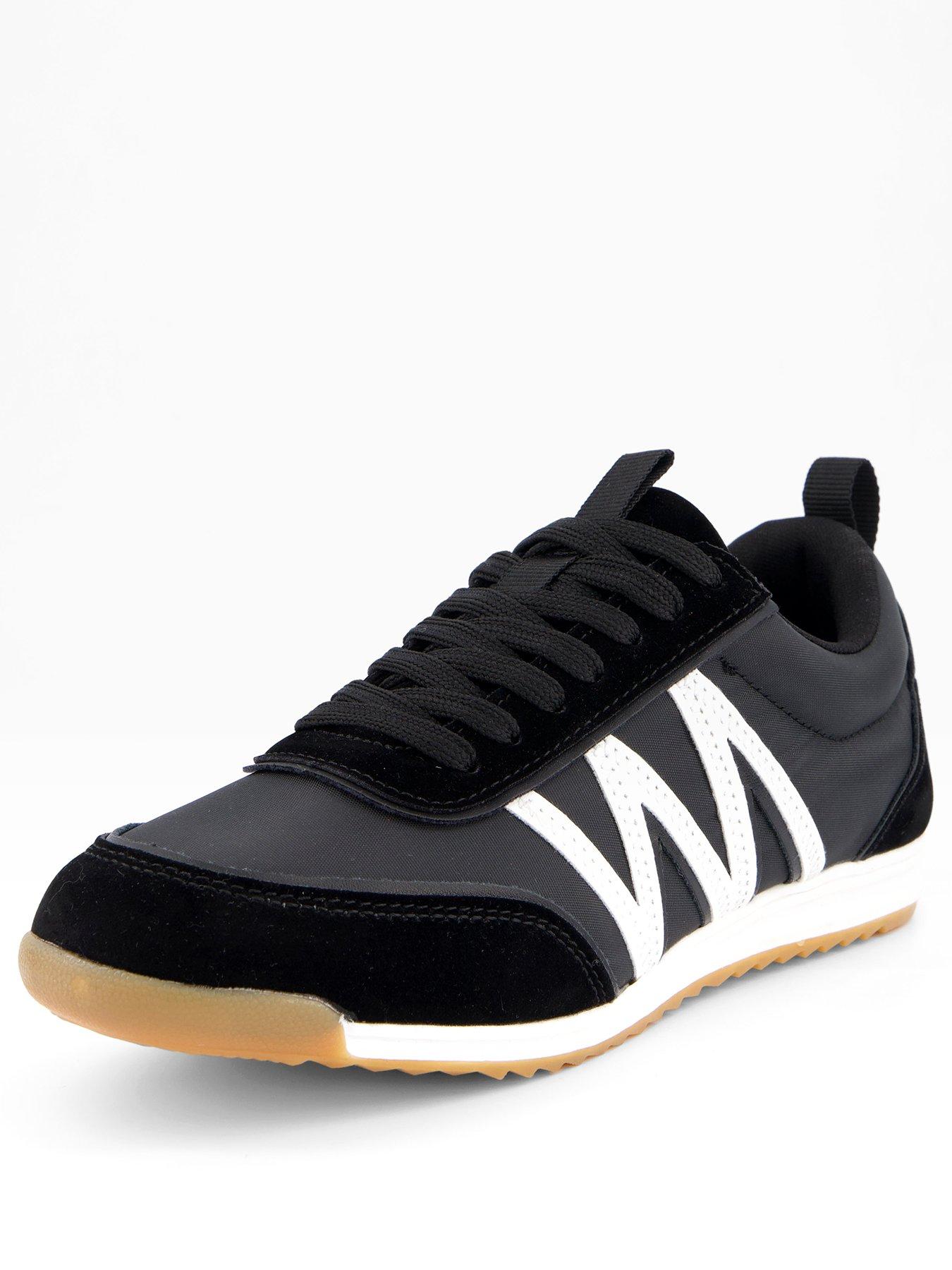 Image 3 of 7 of The Very Collection Side Stripe&nbsp;Trainer - Black