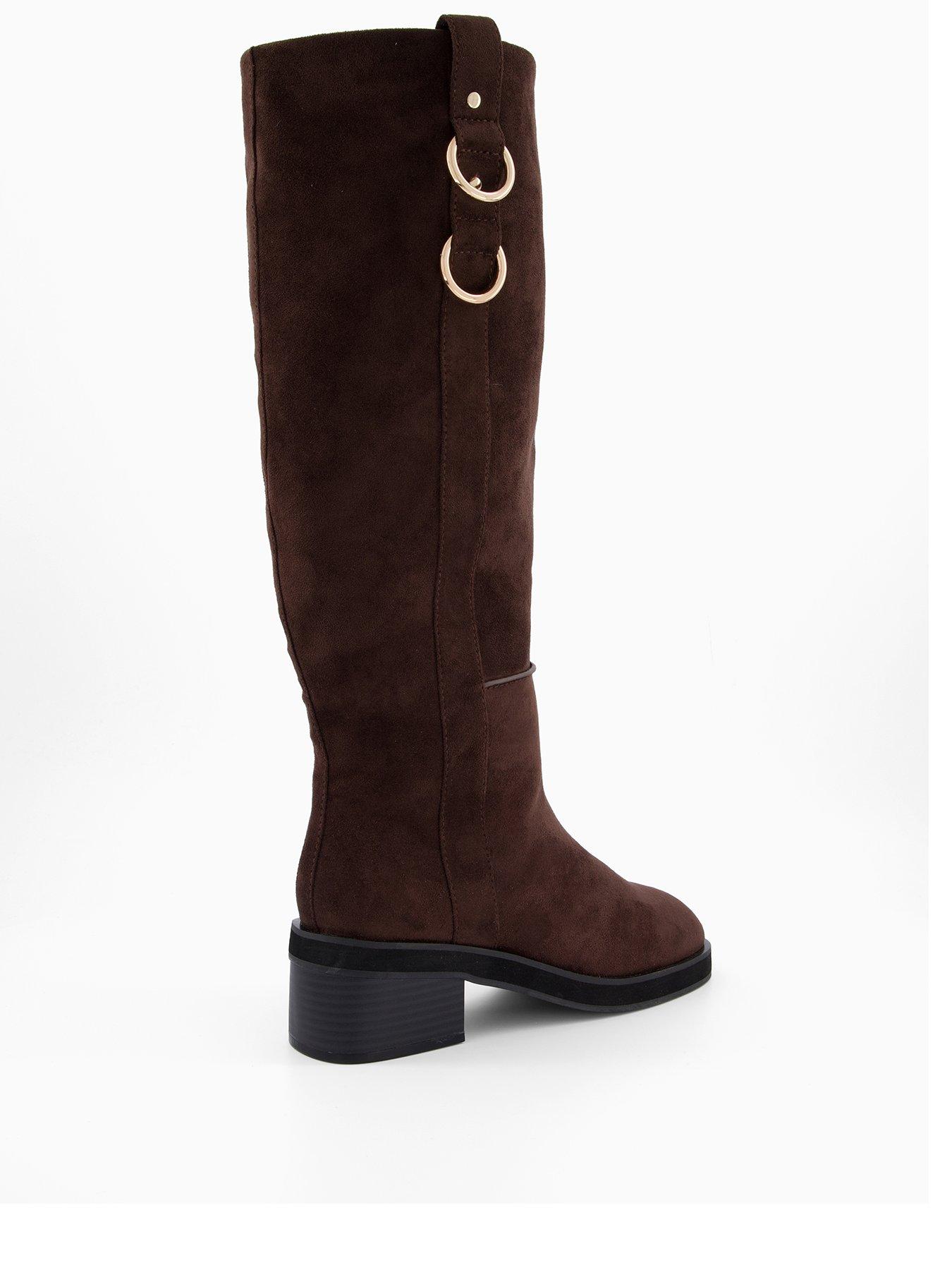 the-very-collection-low-block-heel-knee-boots-chocolateoutfit