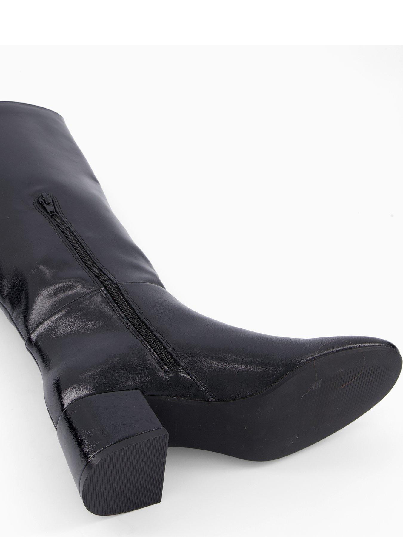 Image 6 of 7 of The Very Collection Low Block Heel Boot