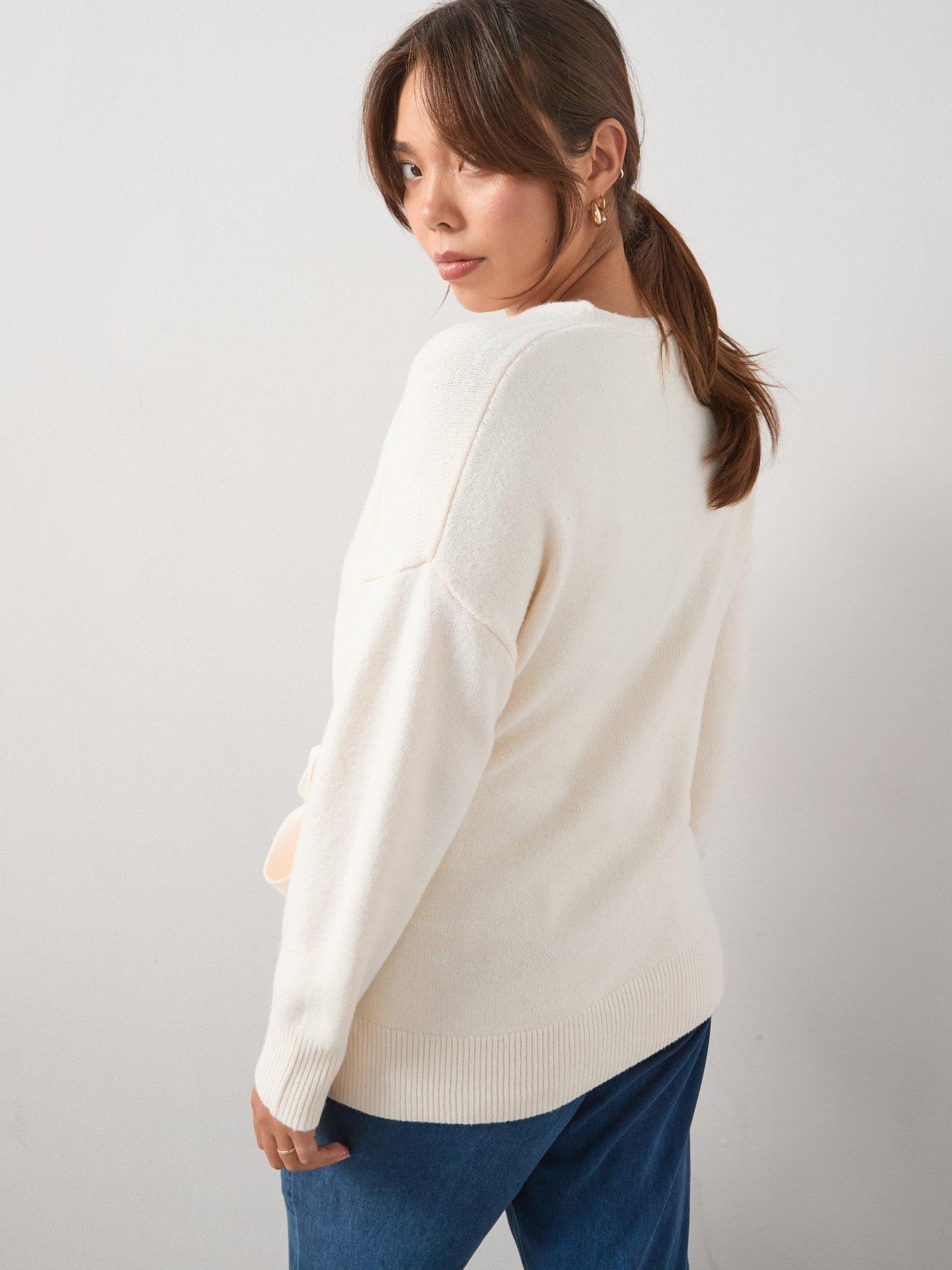 v-by-very-curve-cosy-yarn-longline-wrap-jumper-with-wool-beigestillFront