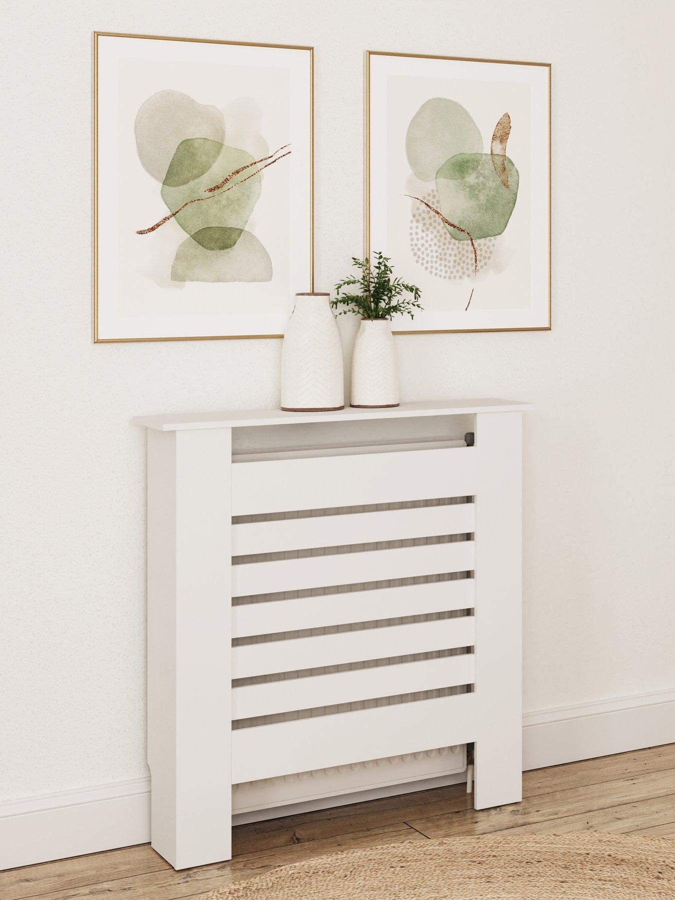 Image 1 of 6 of GFW Cleo Radiator Cover - Small - White&nbsp;- FSC&reg; Certified