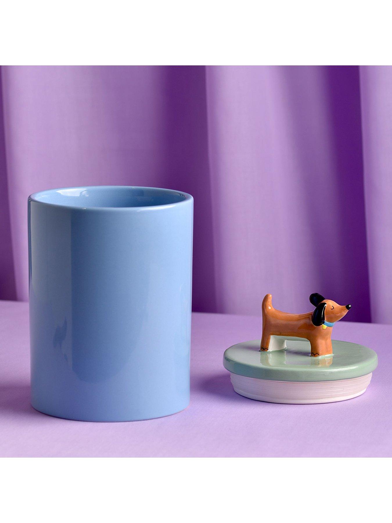 Image 4 of 4 of Hestia Raspberry Blossom Dog Treat Jar