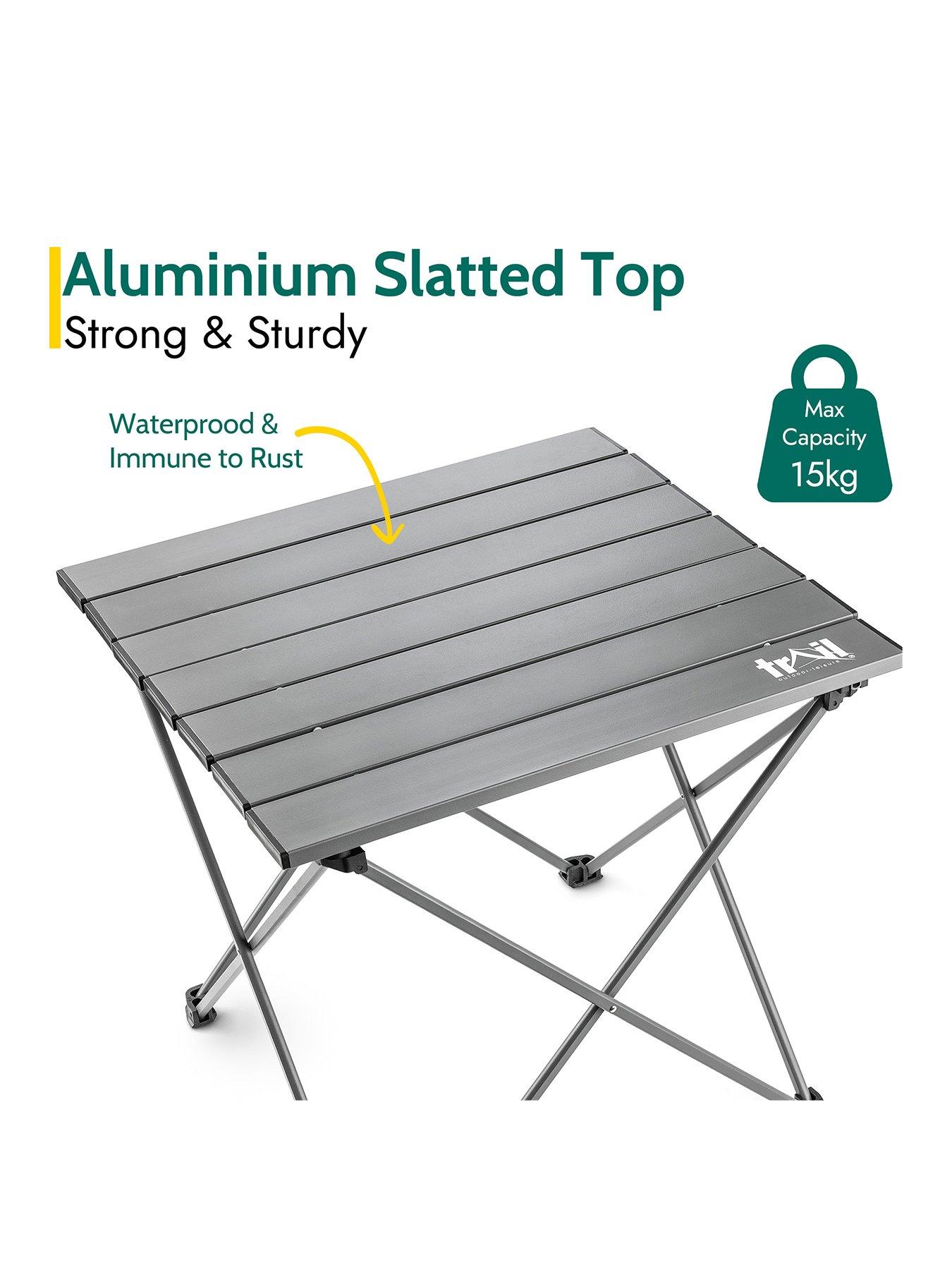 Image 2 of 7 of Trail Lightweight Aluminium Roll up Compact Camping Table