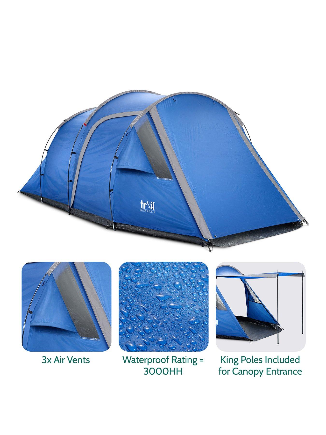Image 2 of 7 of Trail Bowden 3 Person Tunnel Tent (Waterproof 3000mm)