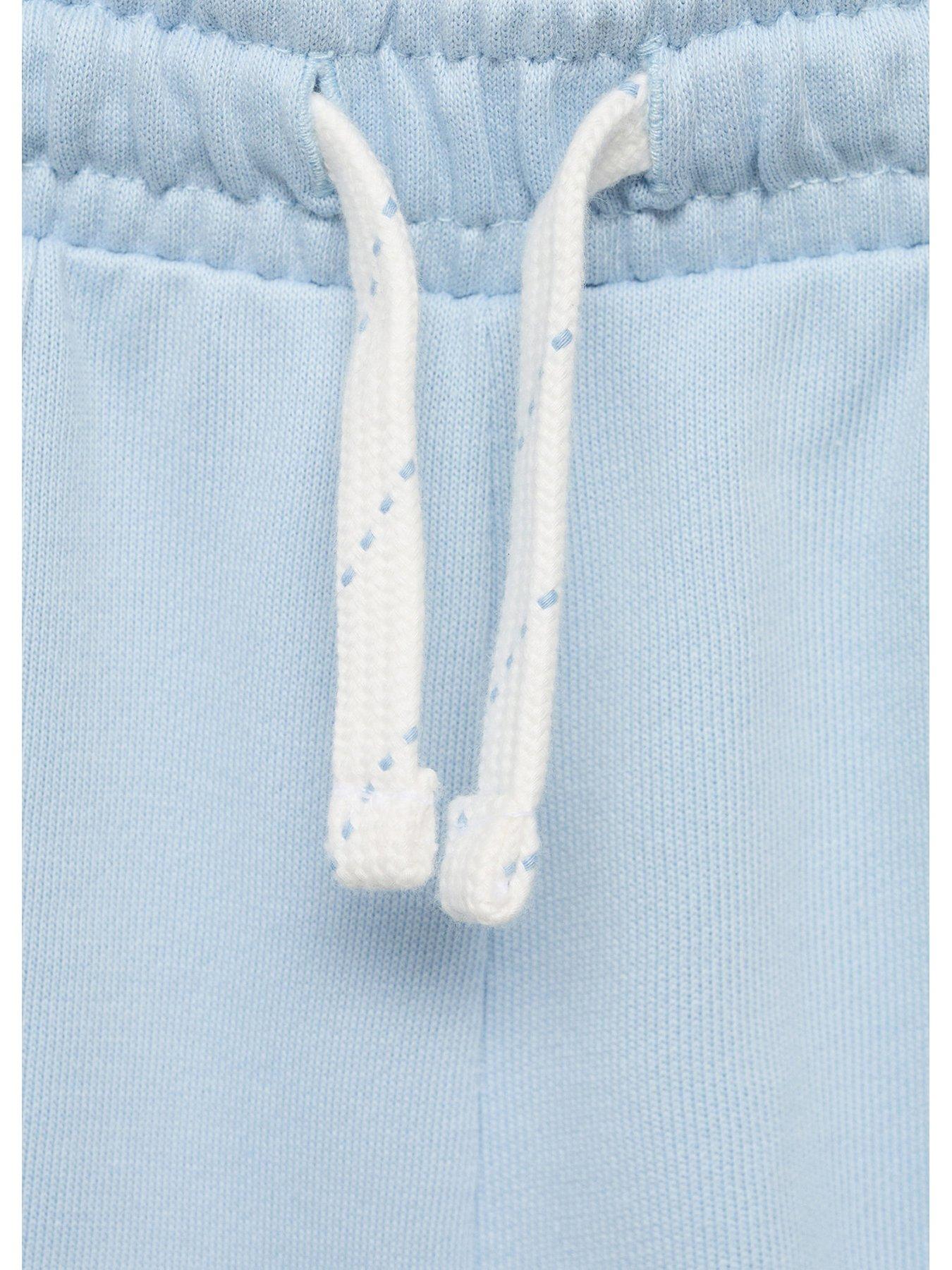Image 4 of 4 of Mango Girls Jersey Shorts - Light Blue