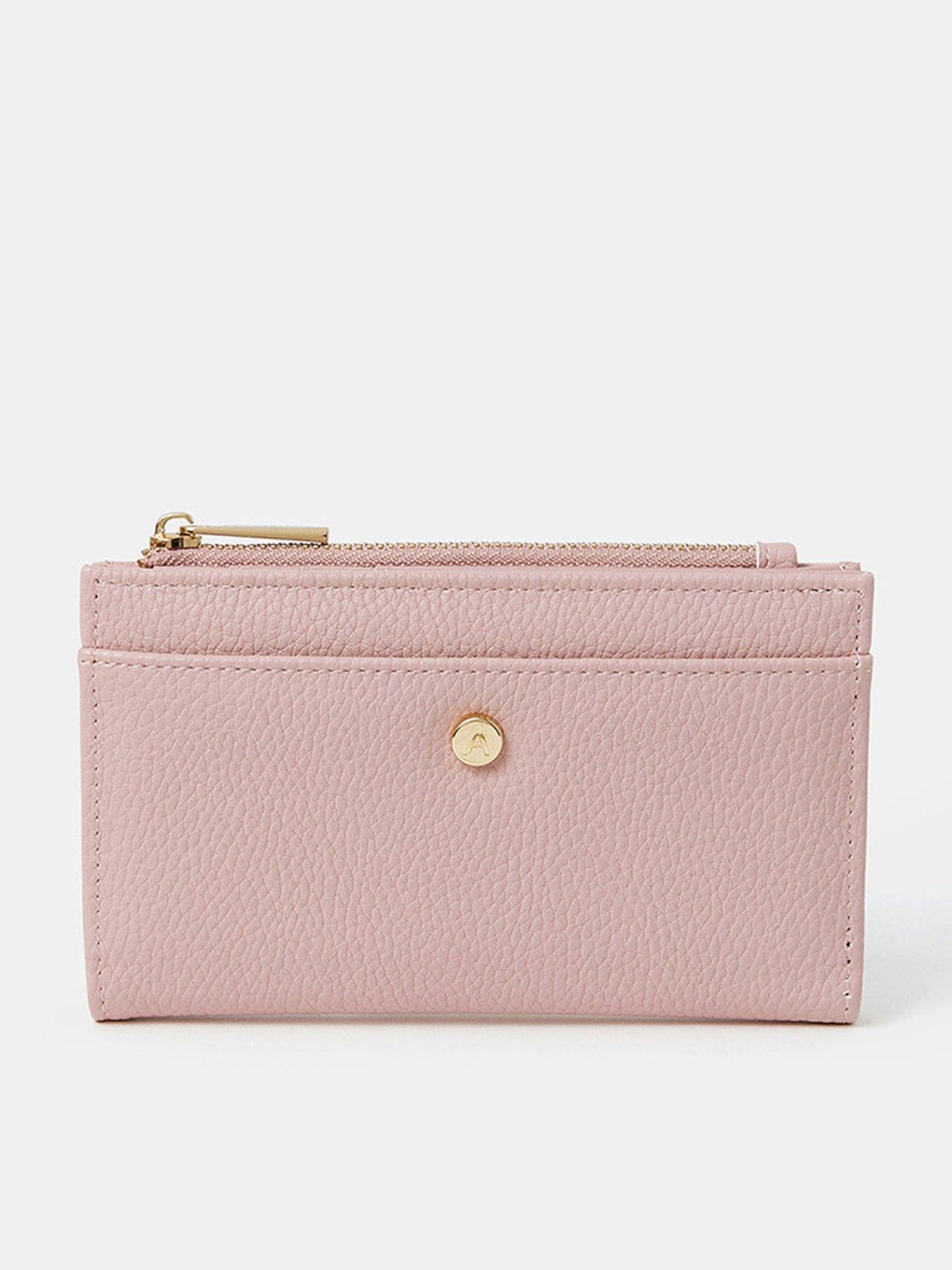 Image 1 of 3 of Accessorize Medium Slimline Purse - Pink