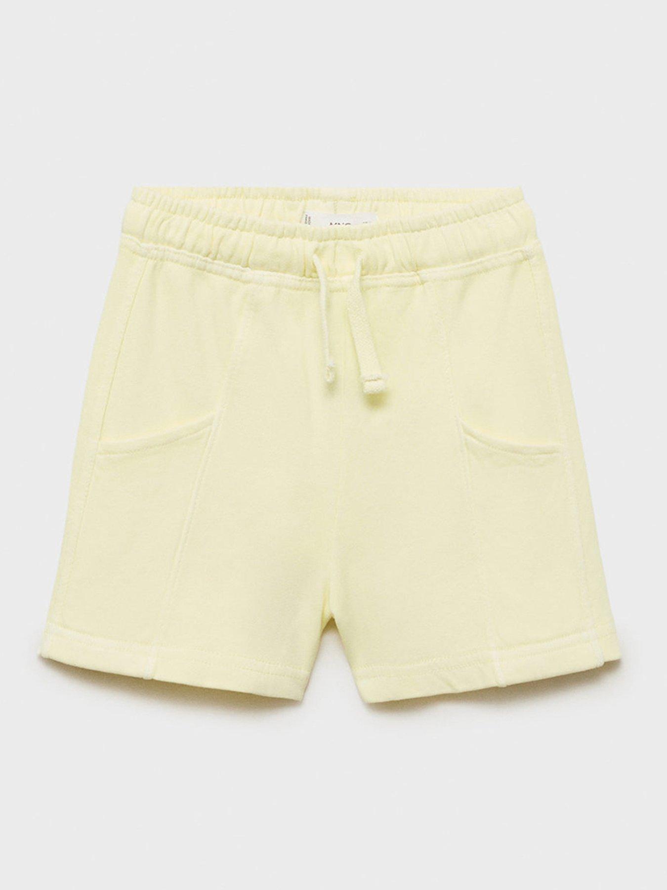 Image of Mango Girls Shorts - Light Yellow
