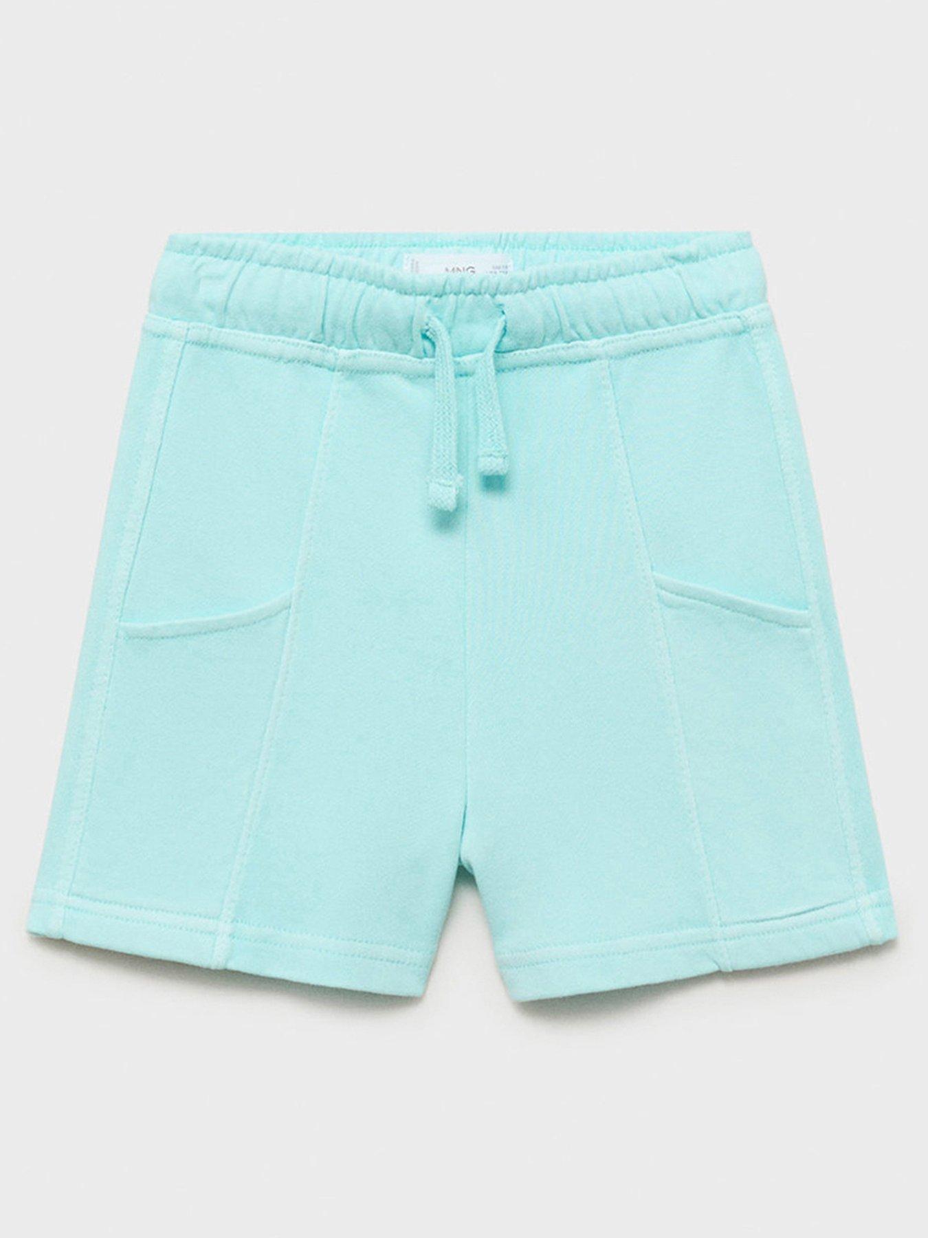 Image 1 of 3 of Mango Girls Shorts - Aqua