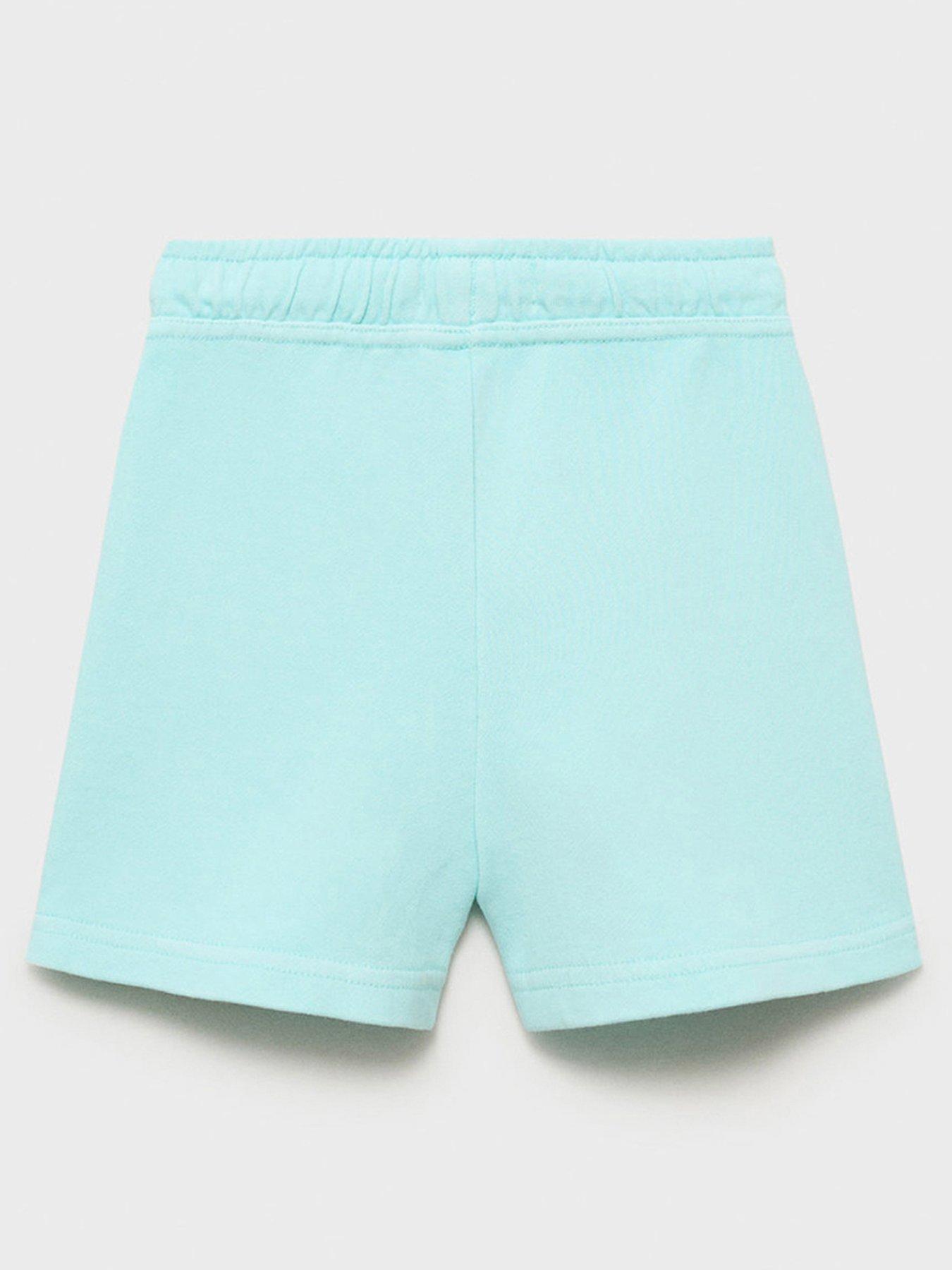 Image 2 of 3 of Mango Girls Shorts - Aqua