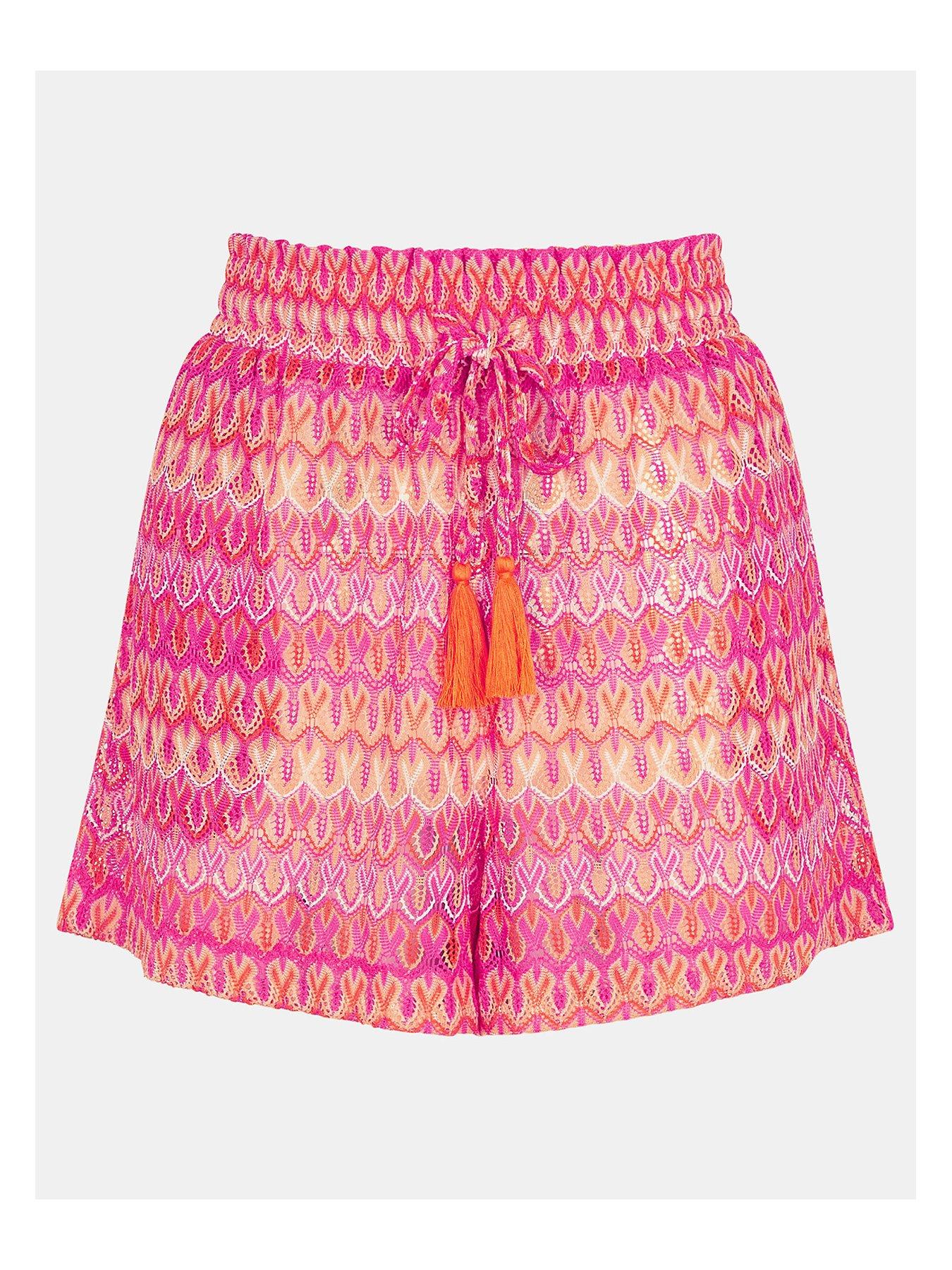 Image 3 of 4 of Accessorize Crochet Short - Multi