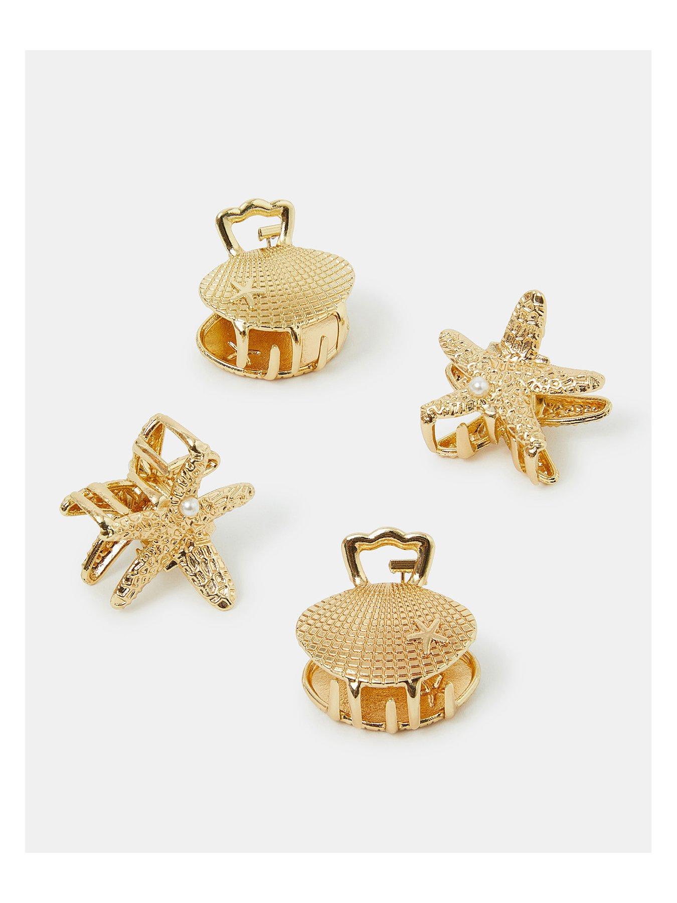 accessorize-4-pack-mini-shell-claw-clips-goldback