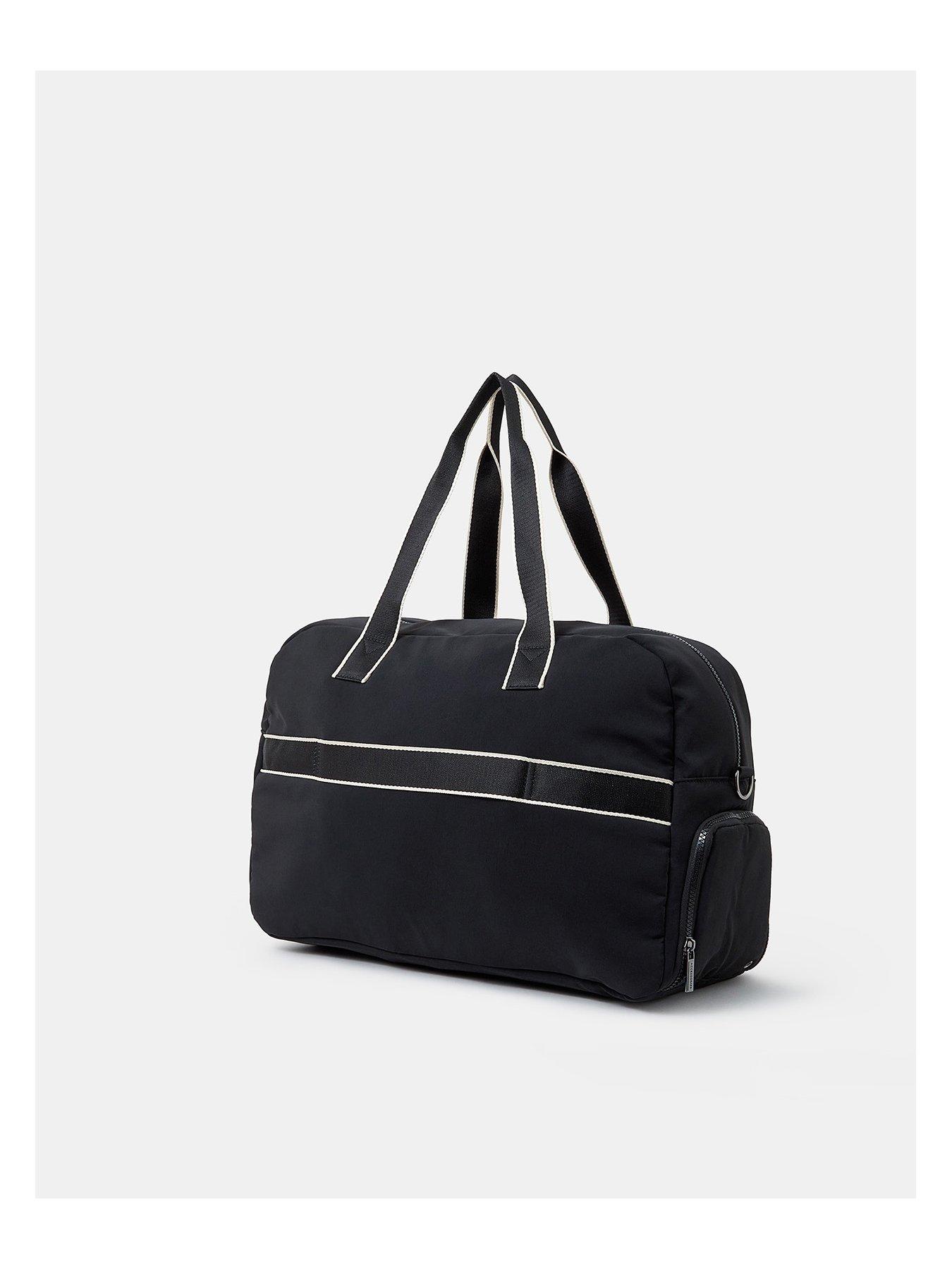 Image 3 of 5 of Accessorize Large Nylon Weekender - Black