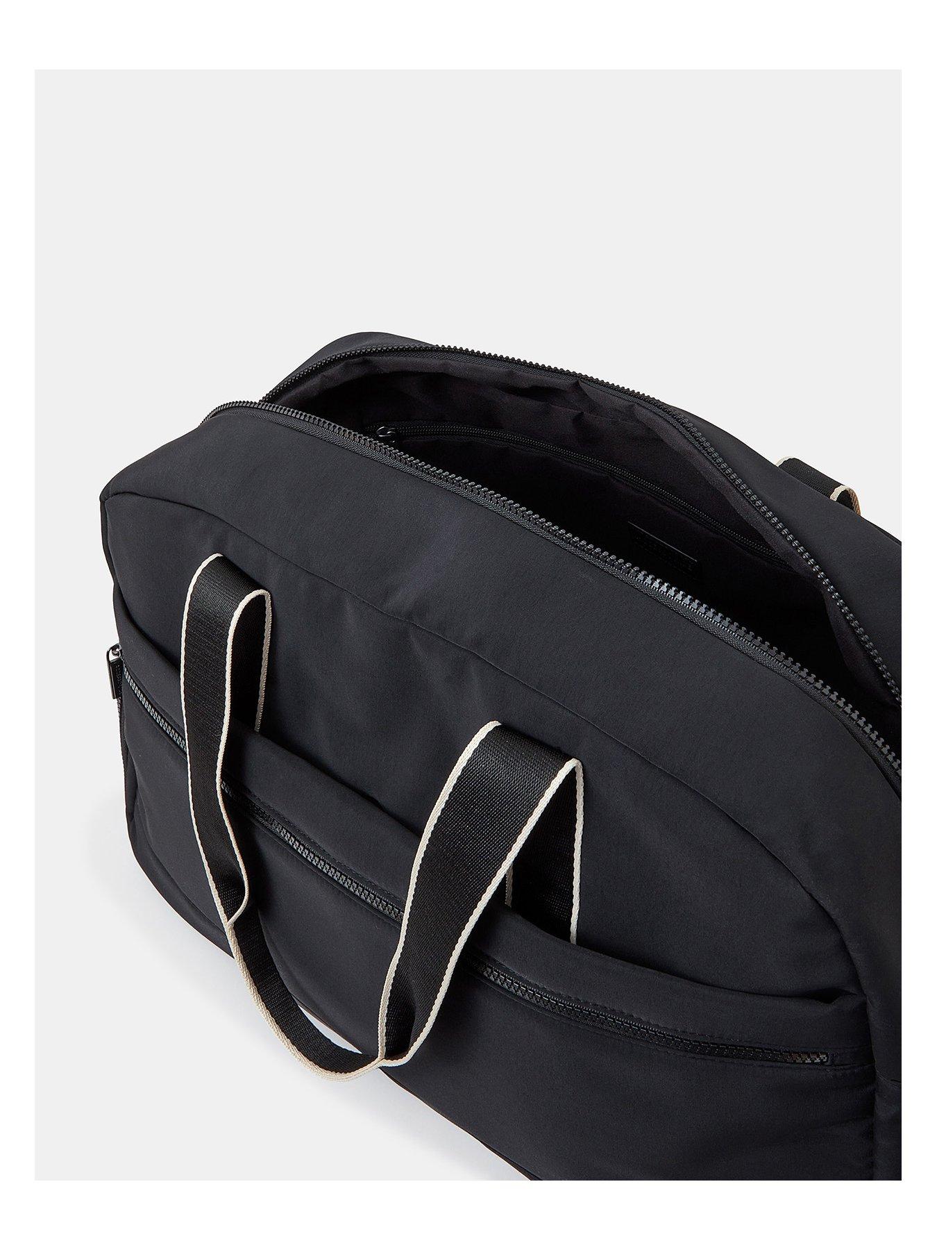 Image 5 of 5 of Accessorize Large Nylon Weekender - Black
