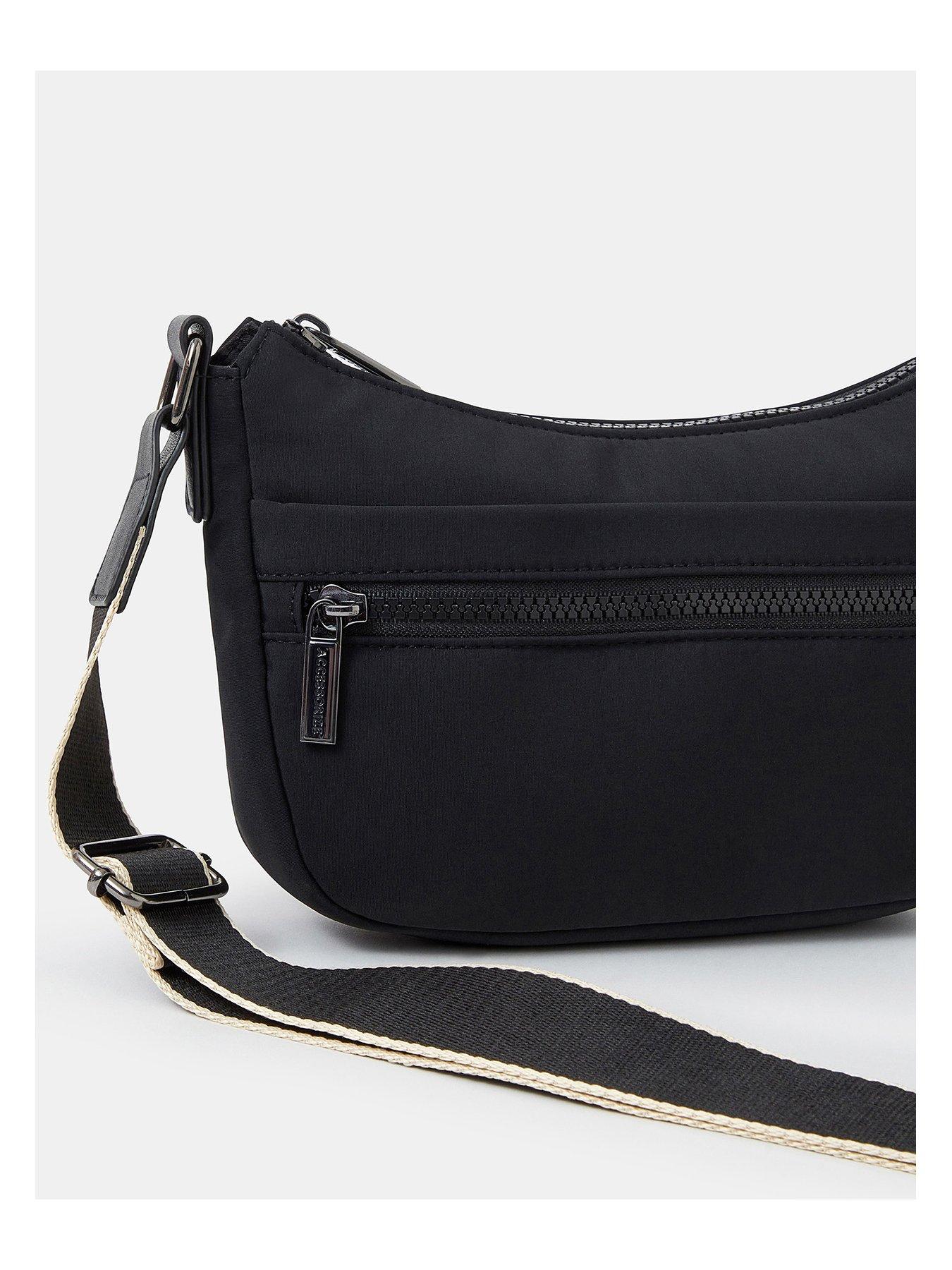 Image 4 of 5 of Accessorize Nylon Travel Crossbody - Black