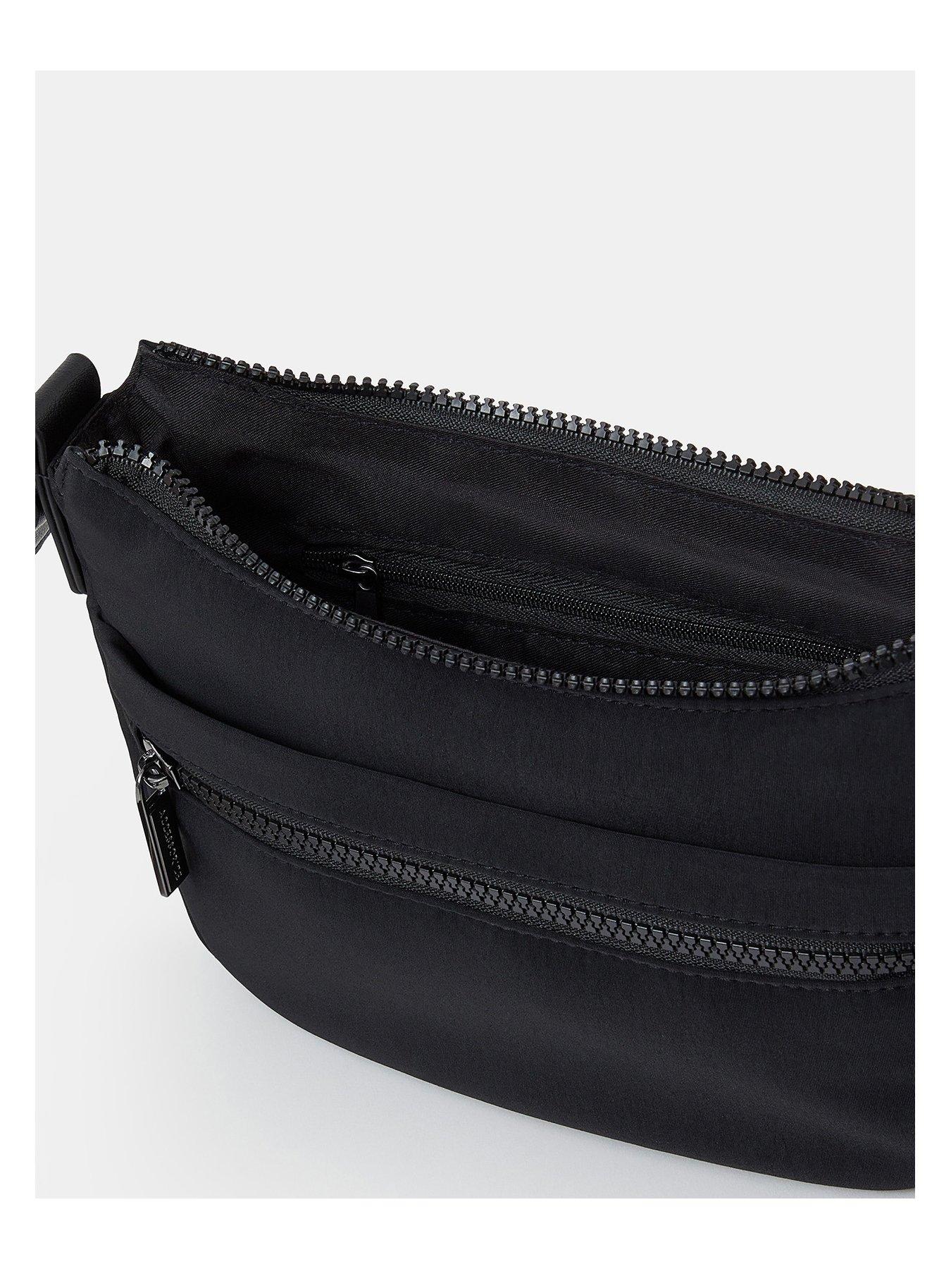 Image 5 of 5 of Accessorize Nylon Travel Crossbody - Black