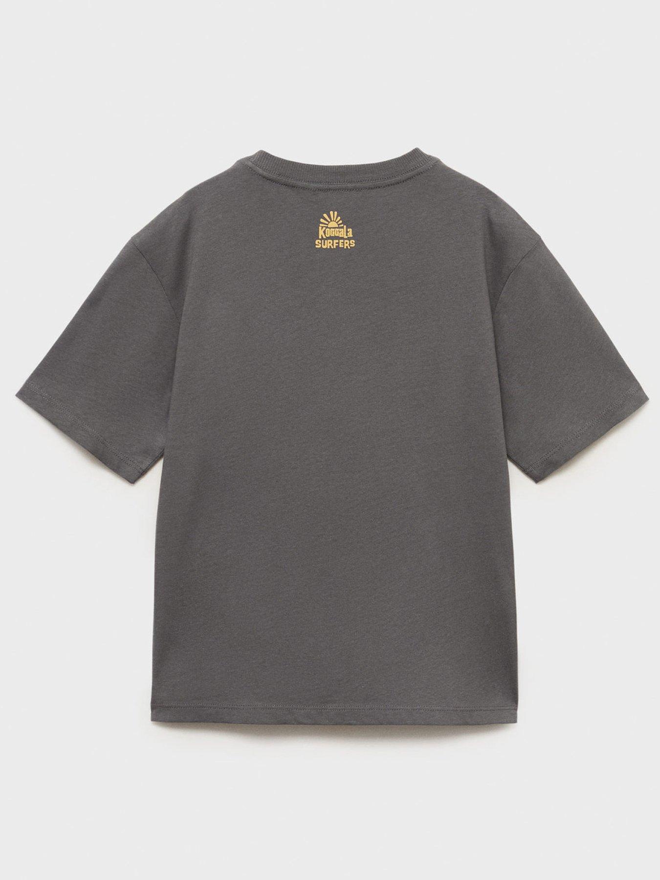 Image 3 of 5 of Mango Boys Surfers Short Sleeve T-Shirt - Dark Grey