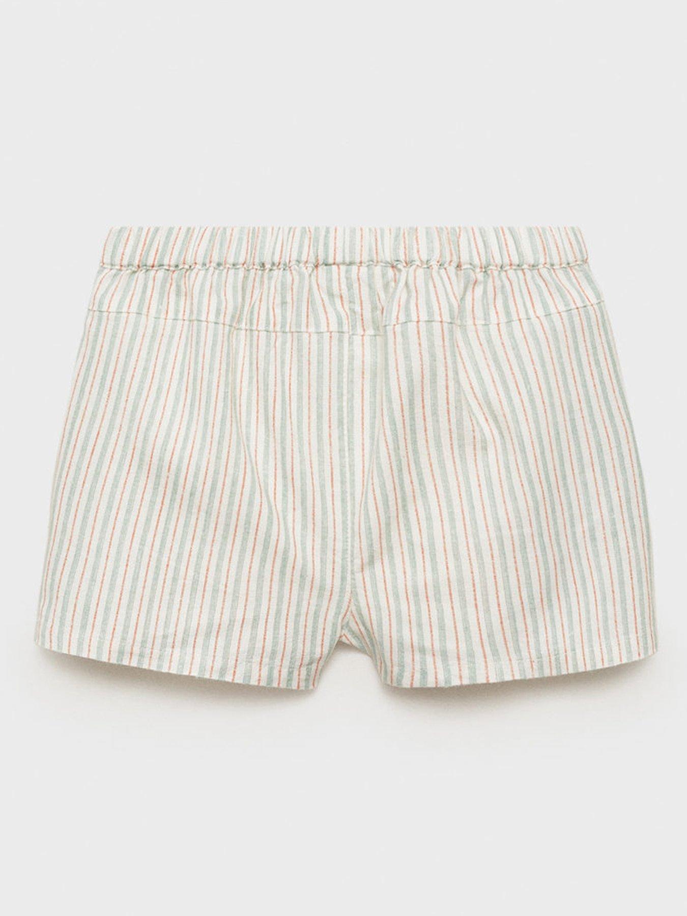 mango-baby-unisex-stripe-shorts-light-creamback