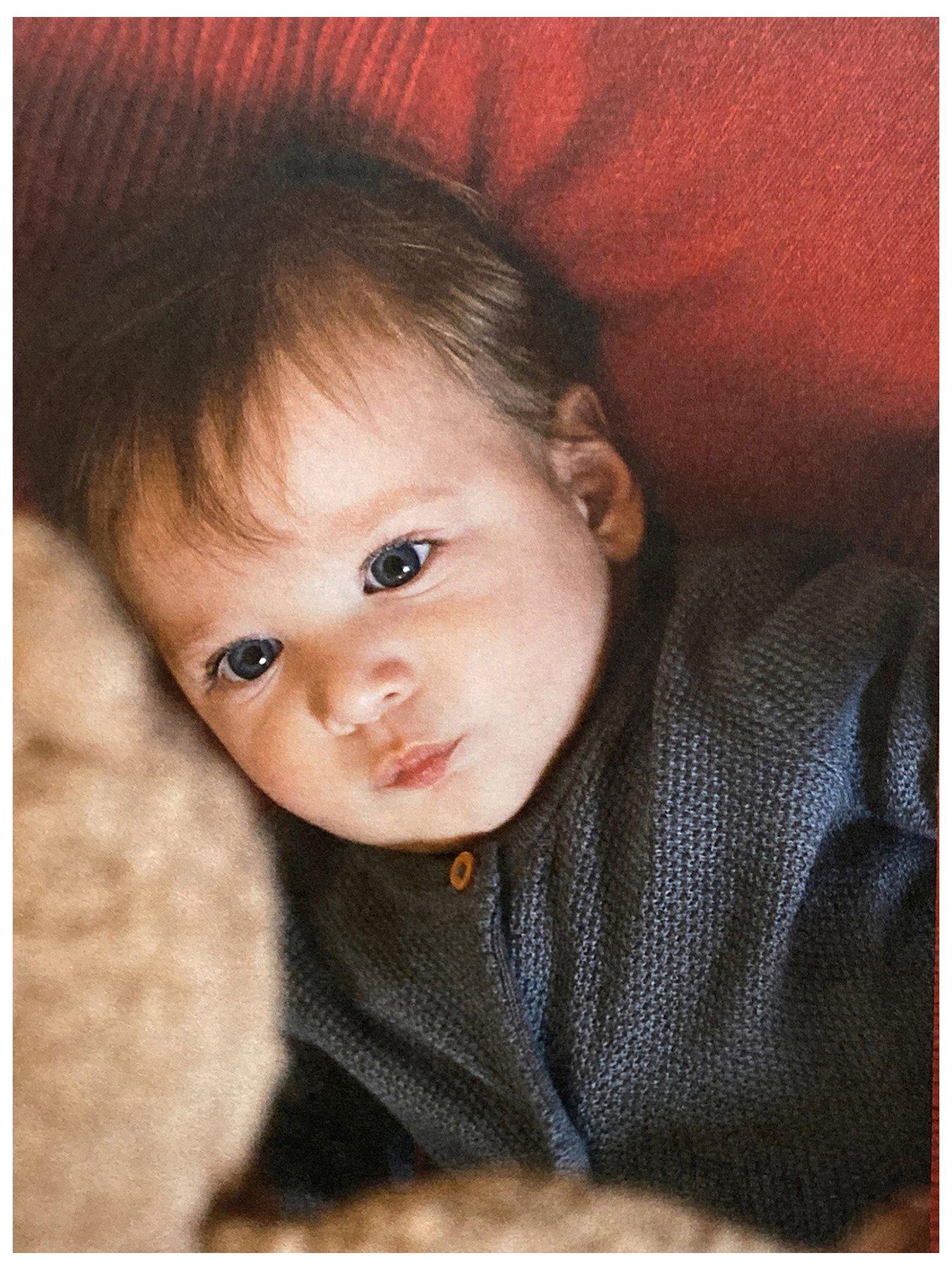 Image 1 of 5 of Mango Baby Unisex Knitted Cardigan - Green