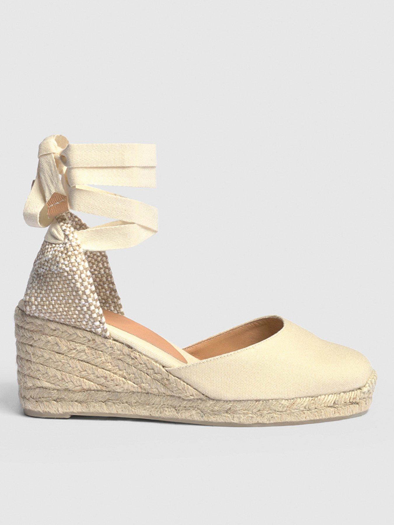undefined Carina Wedge Espadrille - Cream
