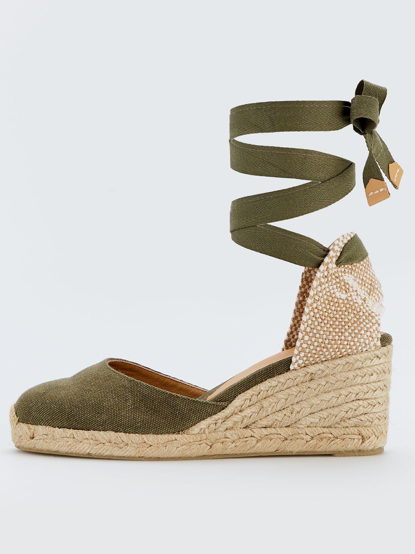 castaner-carina-wedge-espadrille-olive