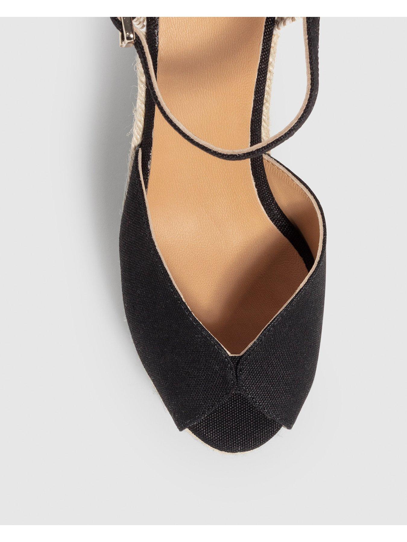 Image 5 of 5 of CASTANER Bianca Chunky Open Toe Espadrille - Black